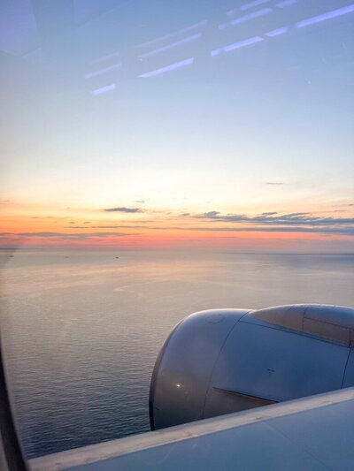 Airplane-Landing-Sunrise-Travel-Nomad-Wanderlust