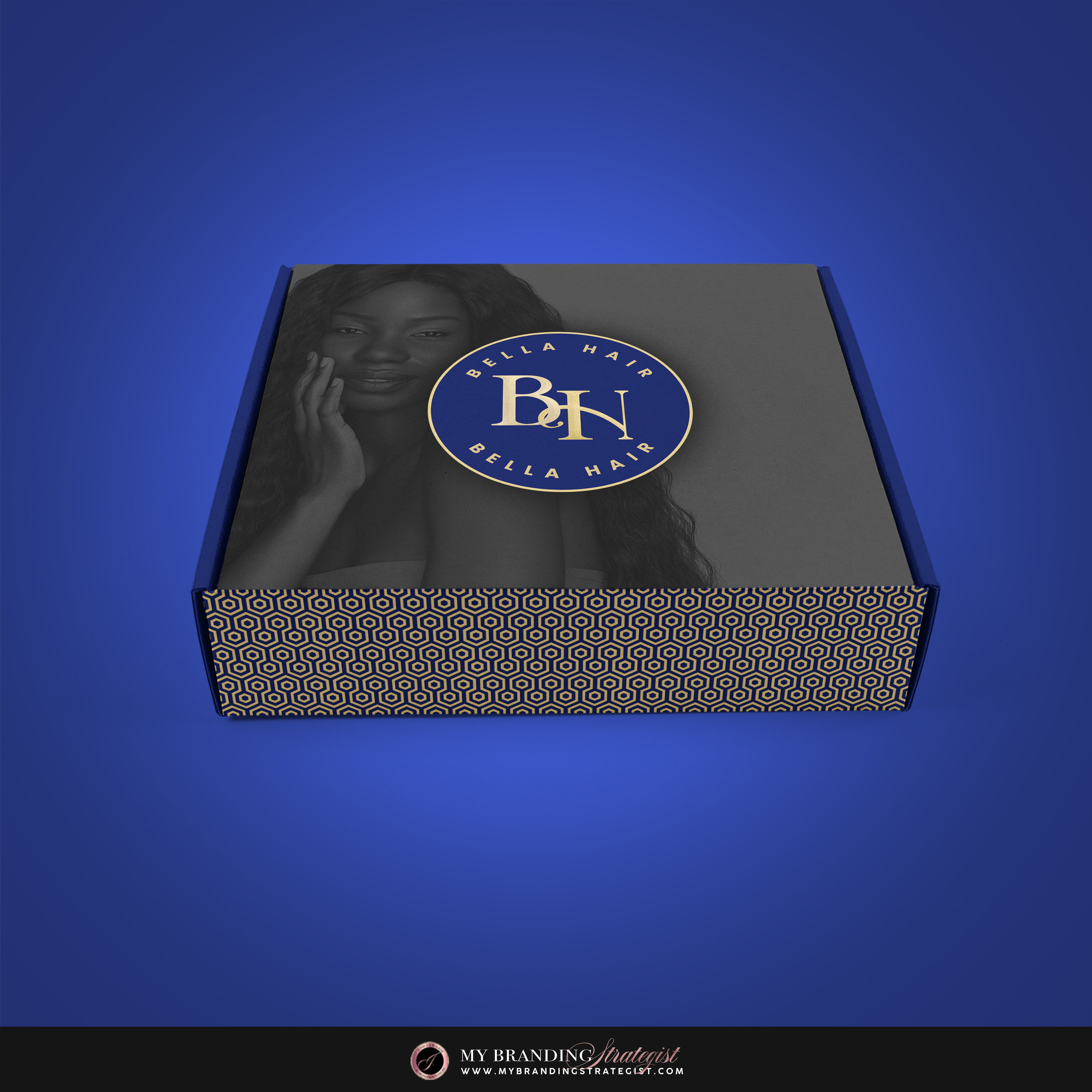 MOCKUP - MAILER BOX - BELLA HAIR