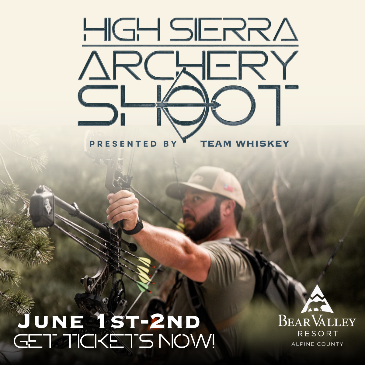 High Sierra Archery Shoot social post