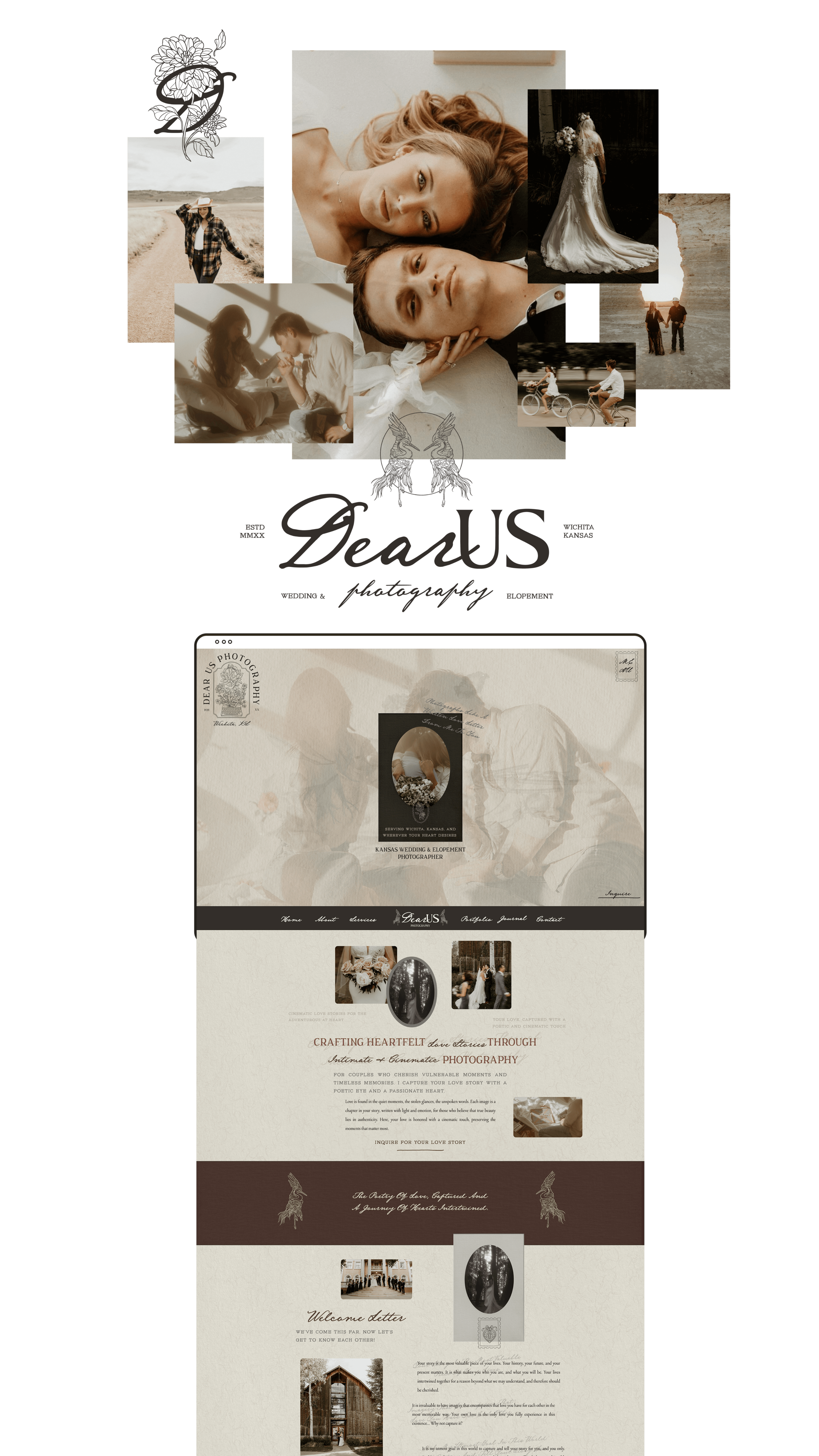 wedding photography website design 2