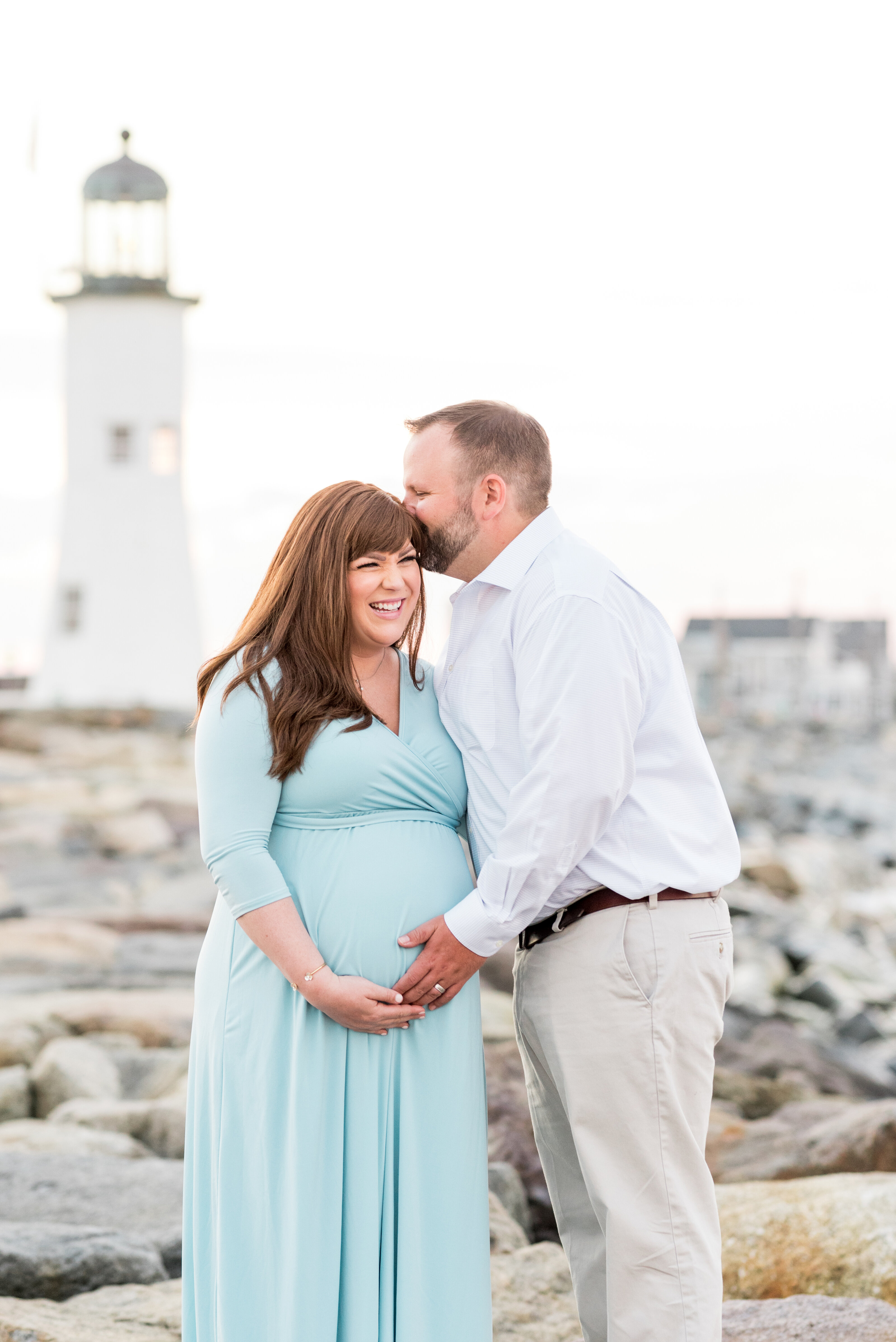 Scituate Lighthouse Maternity Session
