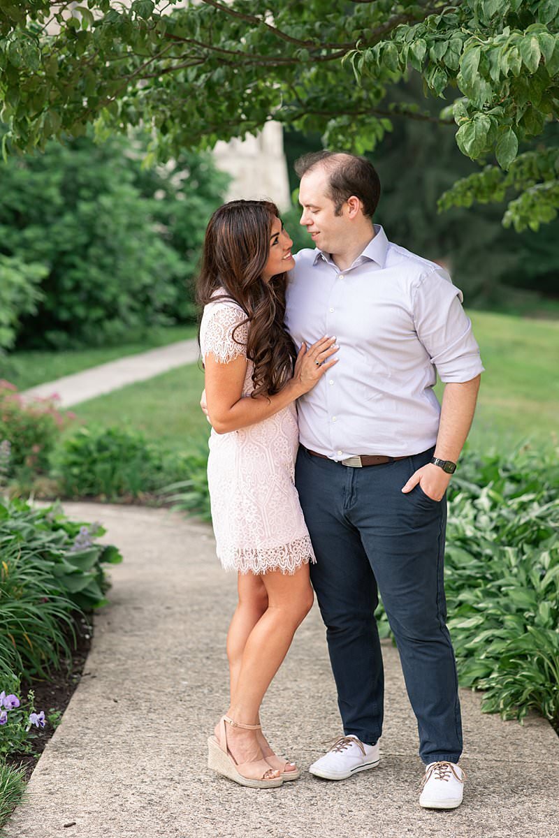 Couple posing outdoors for Maryland Family Photographer
