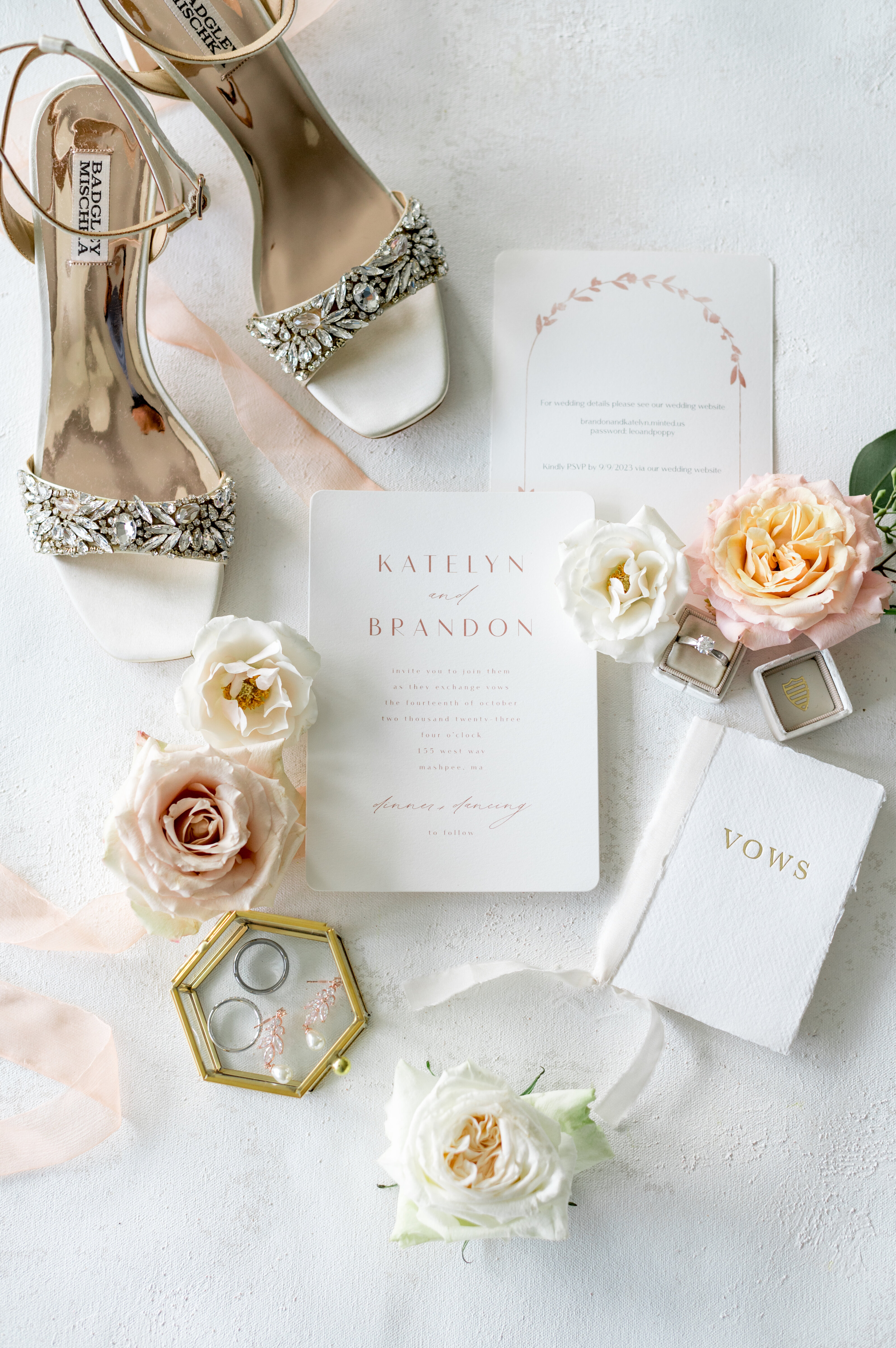 Delicate Pink Wedding Stationery