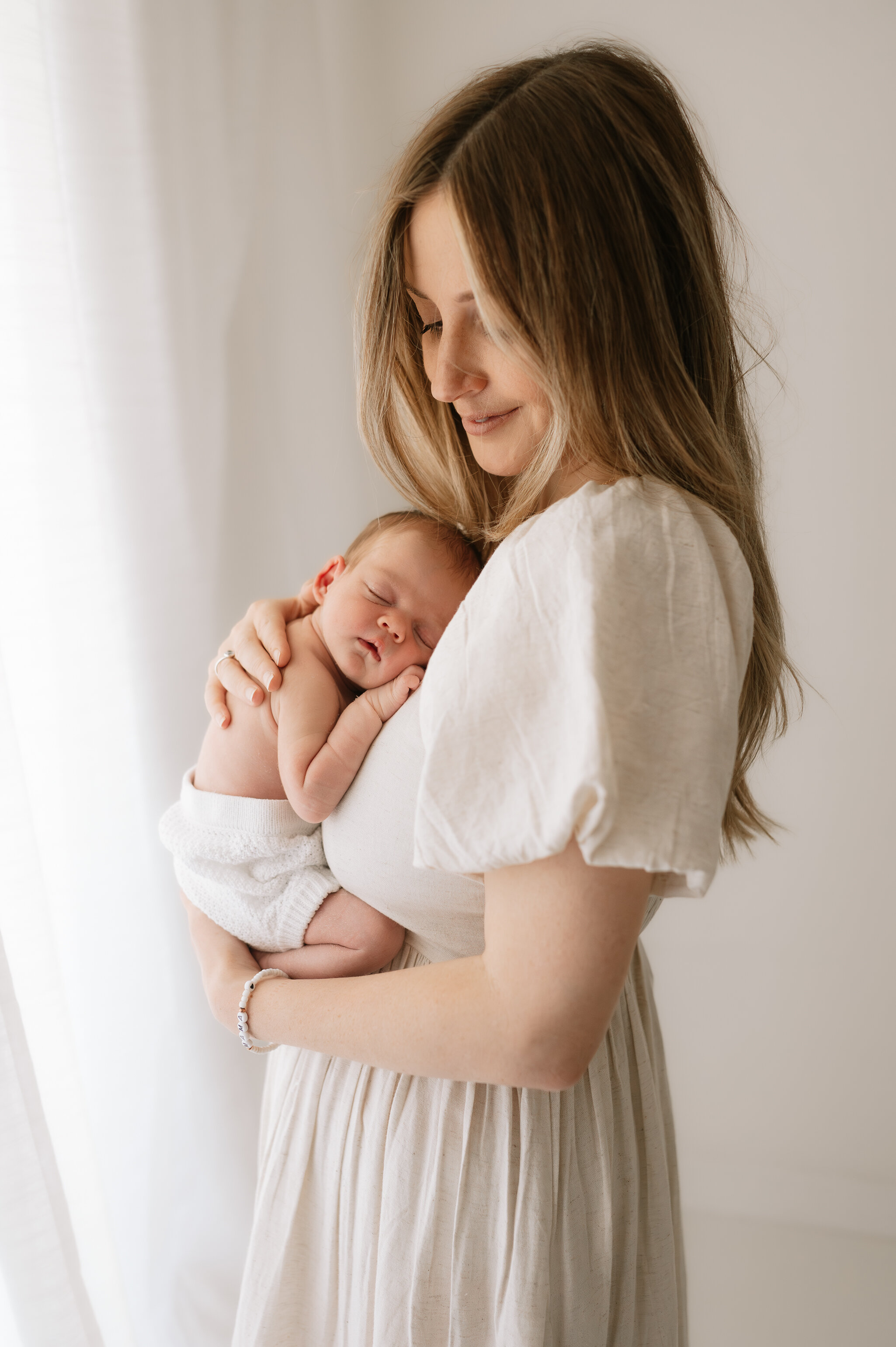 newborn girl, big brother and family at their newborn photography shoot in york, north yorkshire-84