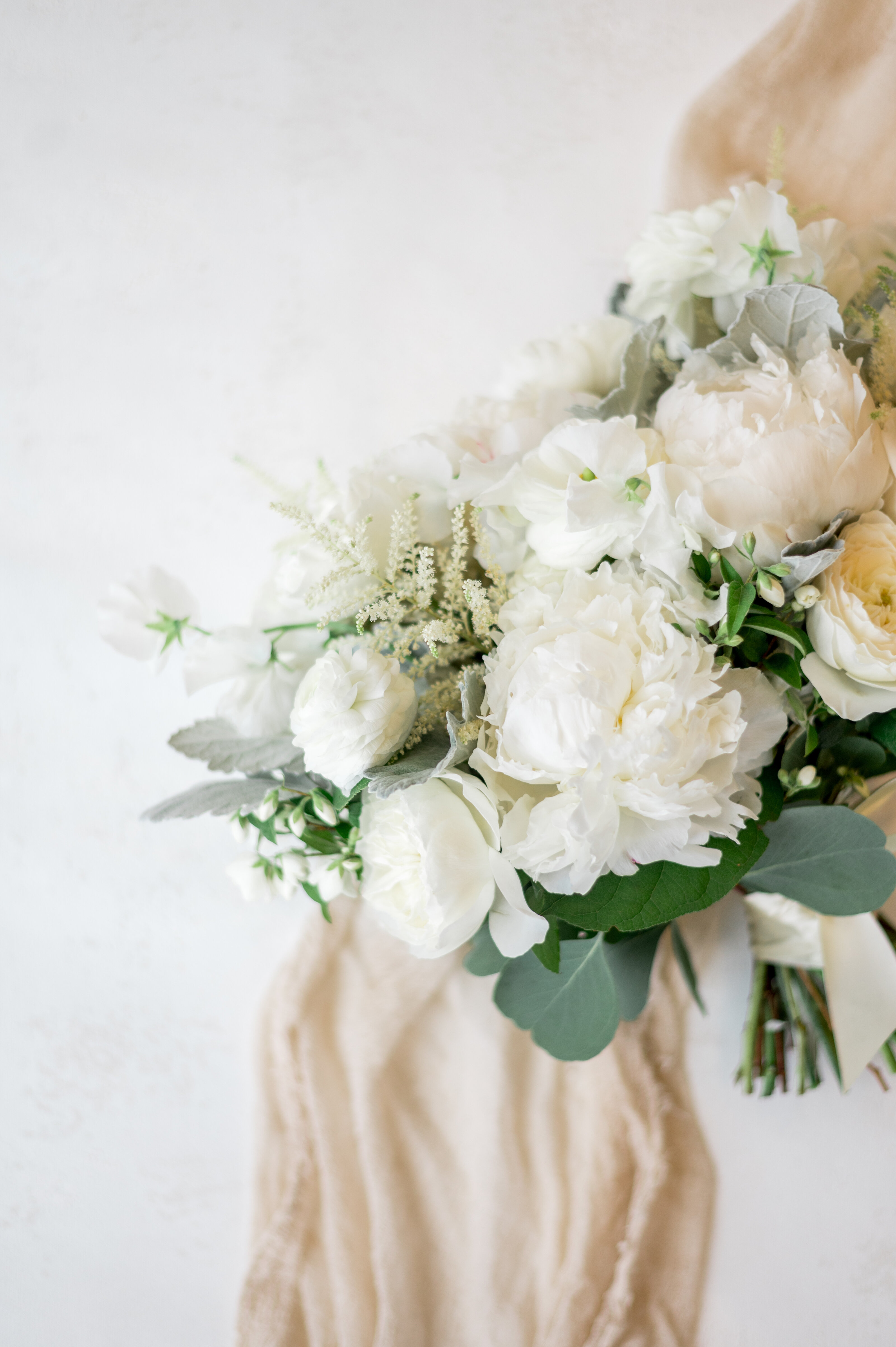 Neutral White Wedding Bouquet