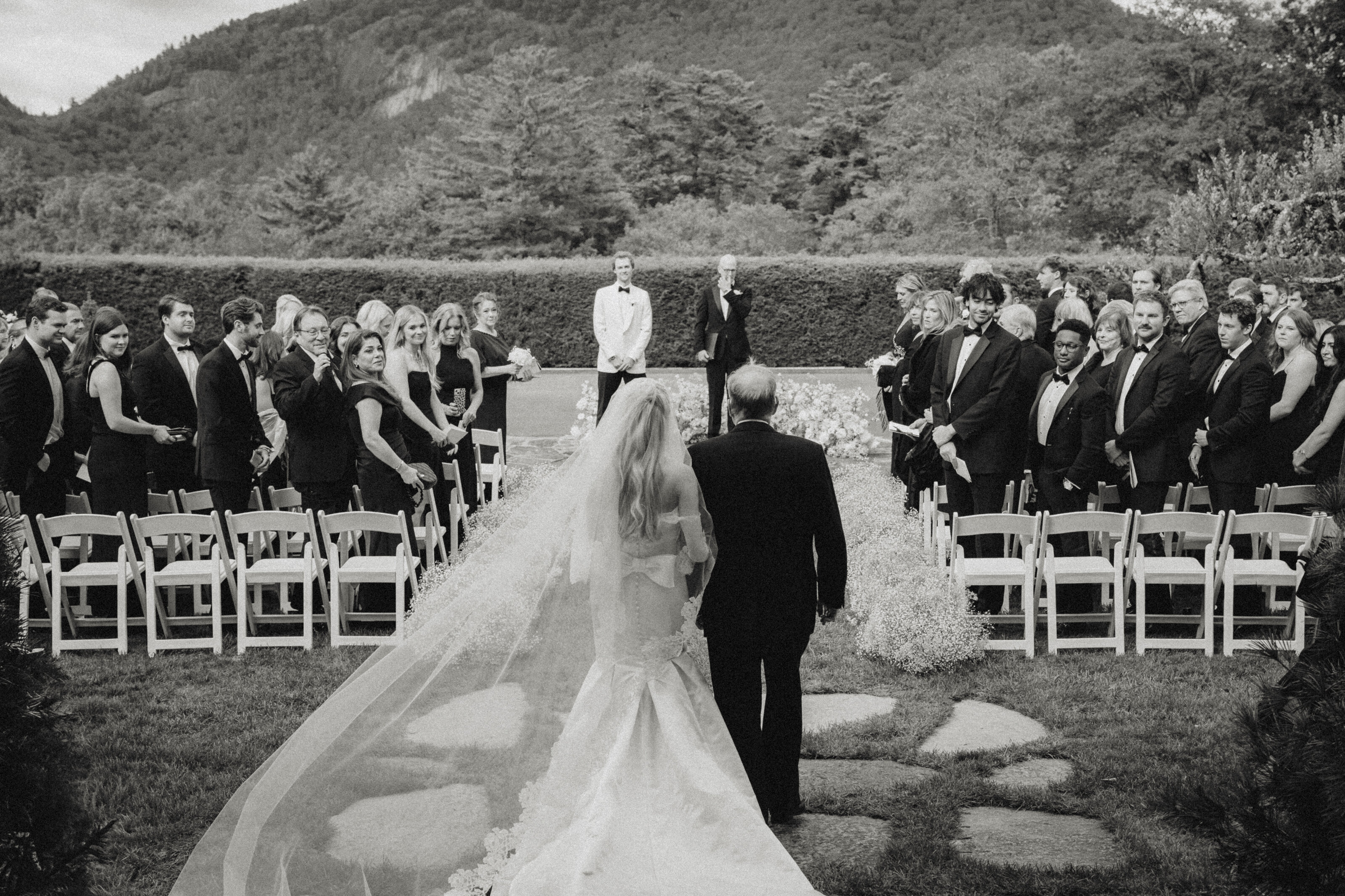 Bride and Groom at Chattooga Club Cashiers NC by Wedding Photographer Nick Francis-46