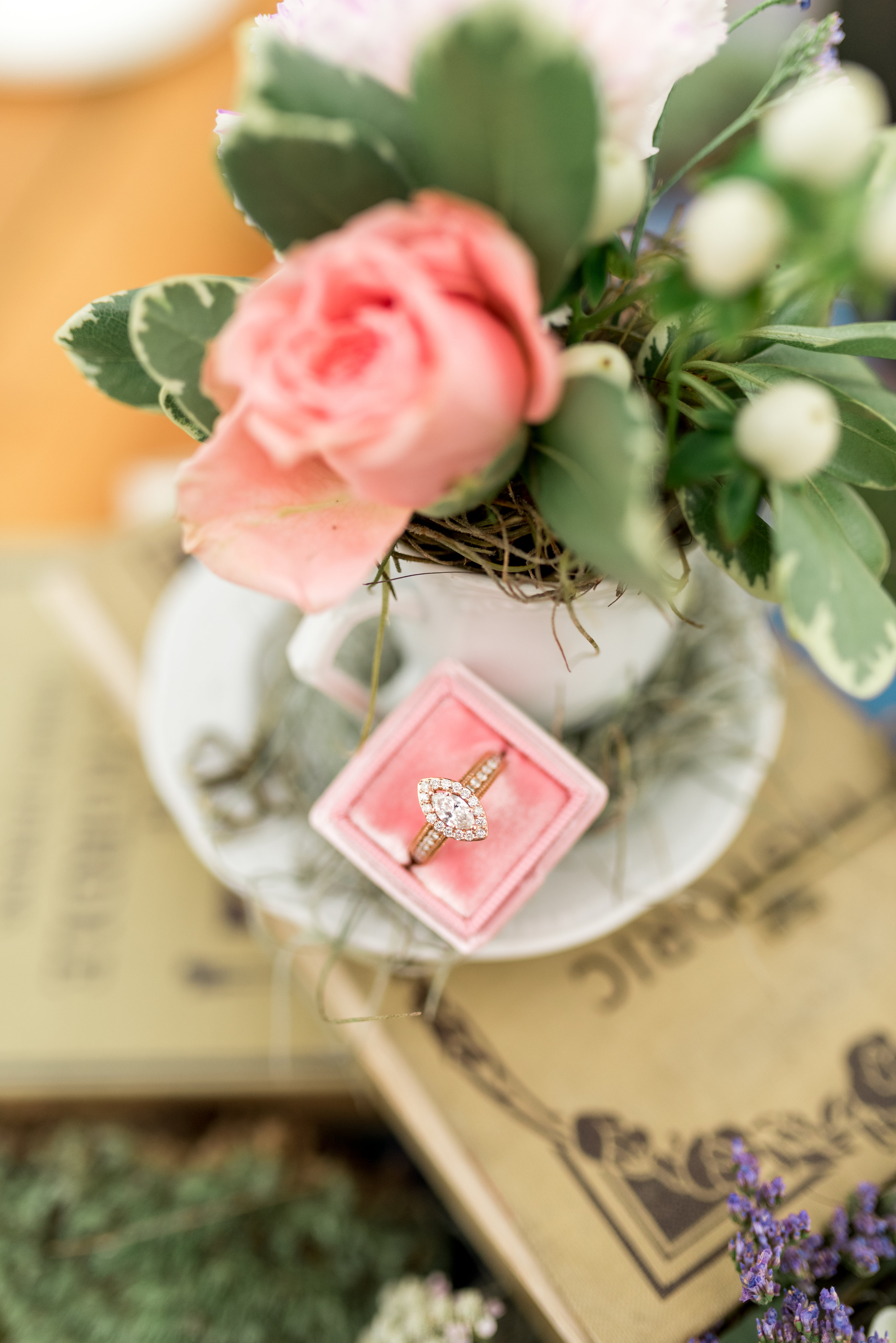 Tea Cup Wedding Ring