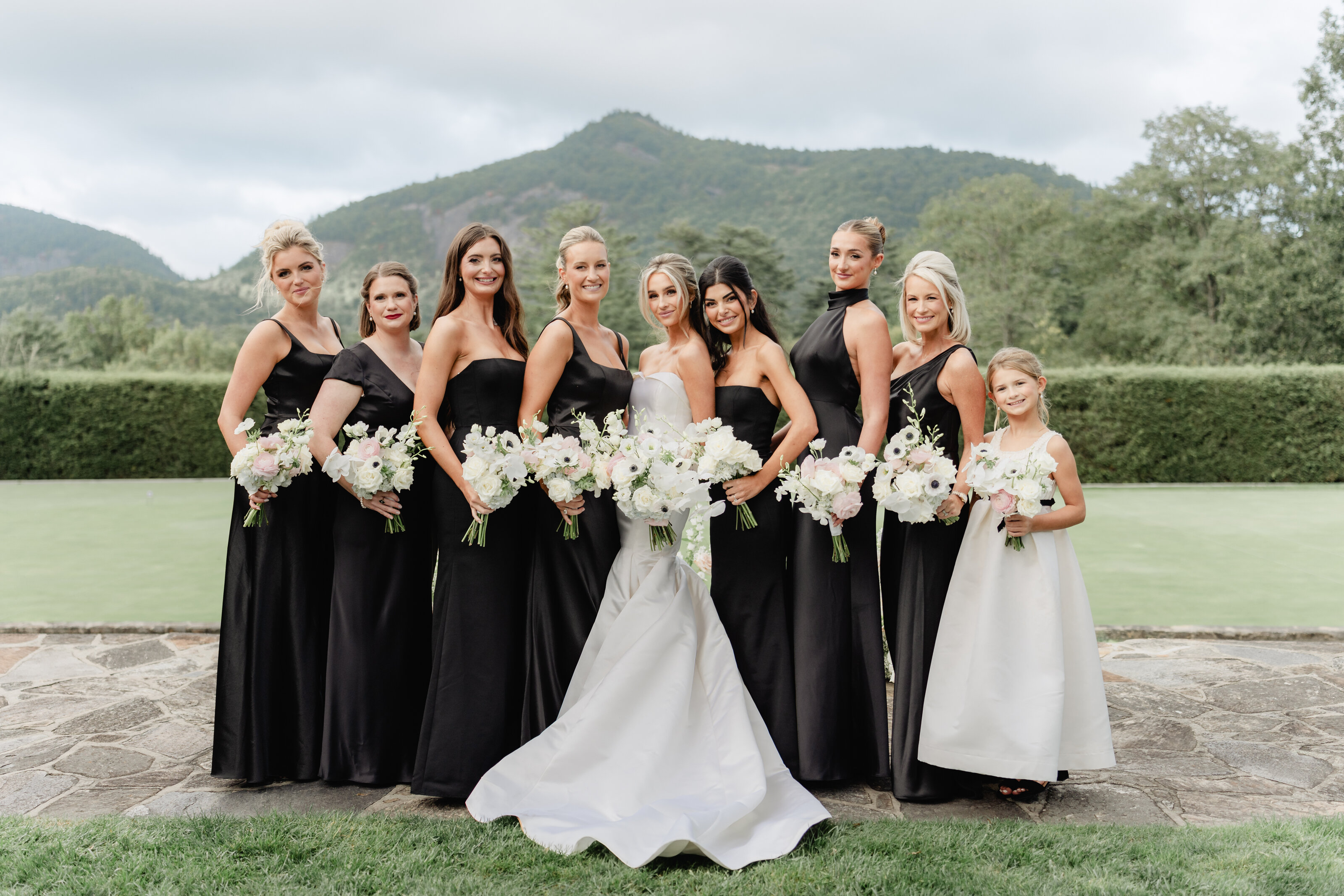 Bride and Groom at Chattooga Club Cashiers NC by Wedding Photographer Nick Francis-65