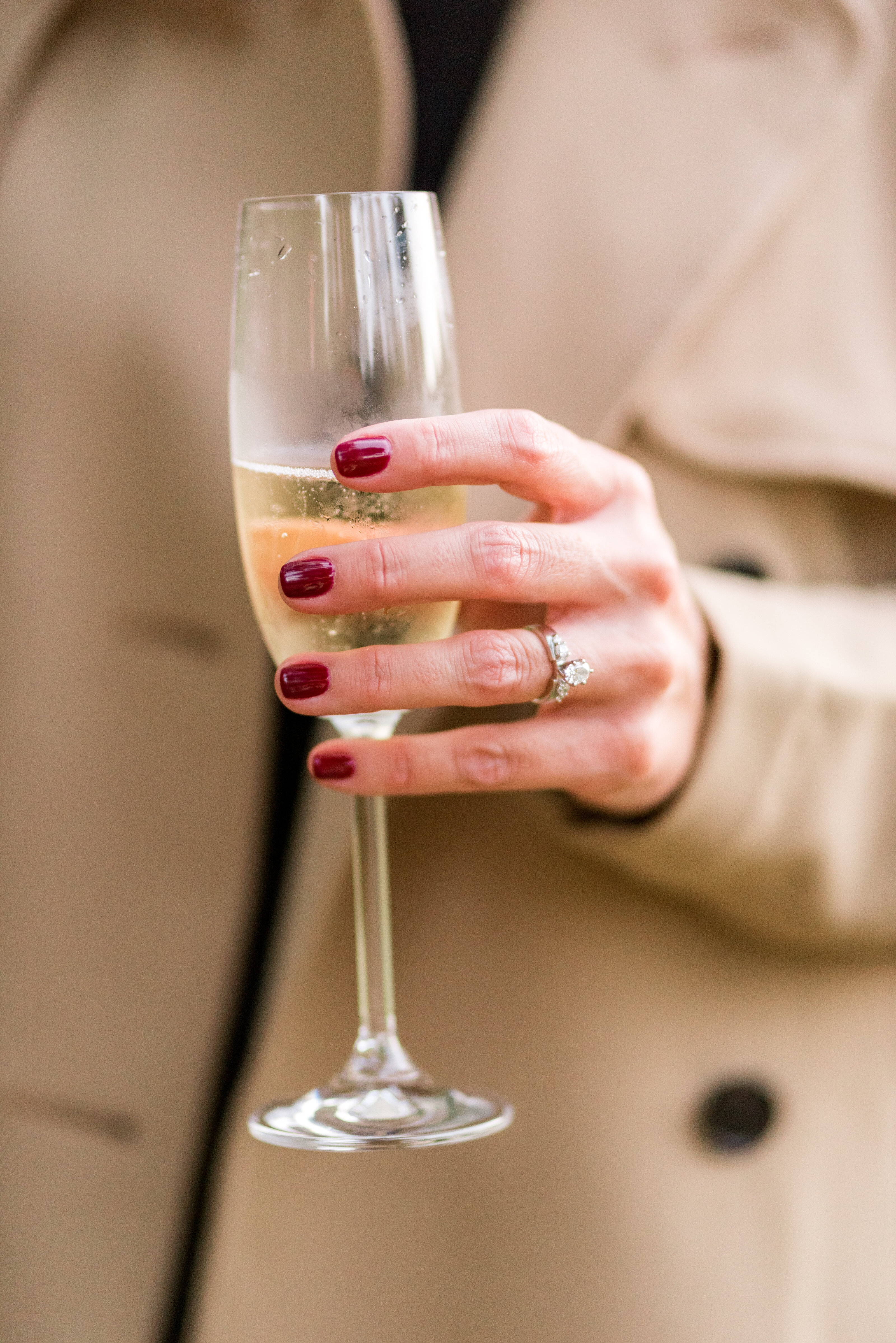Engagement Ring Champagne
