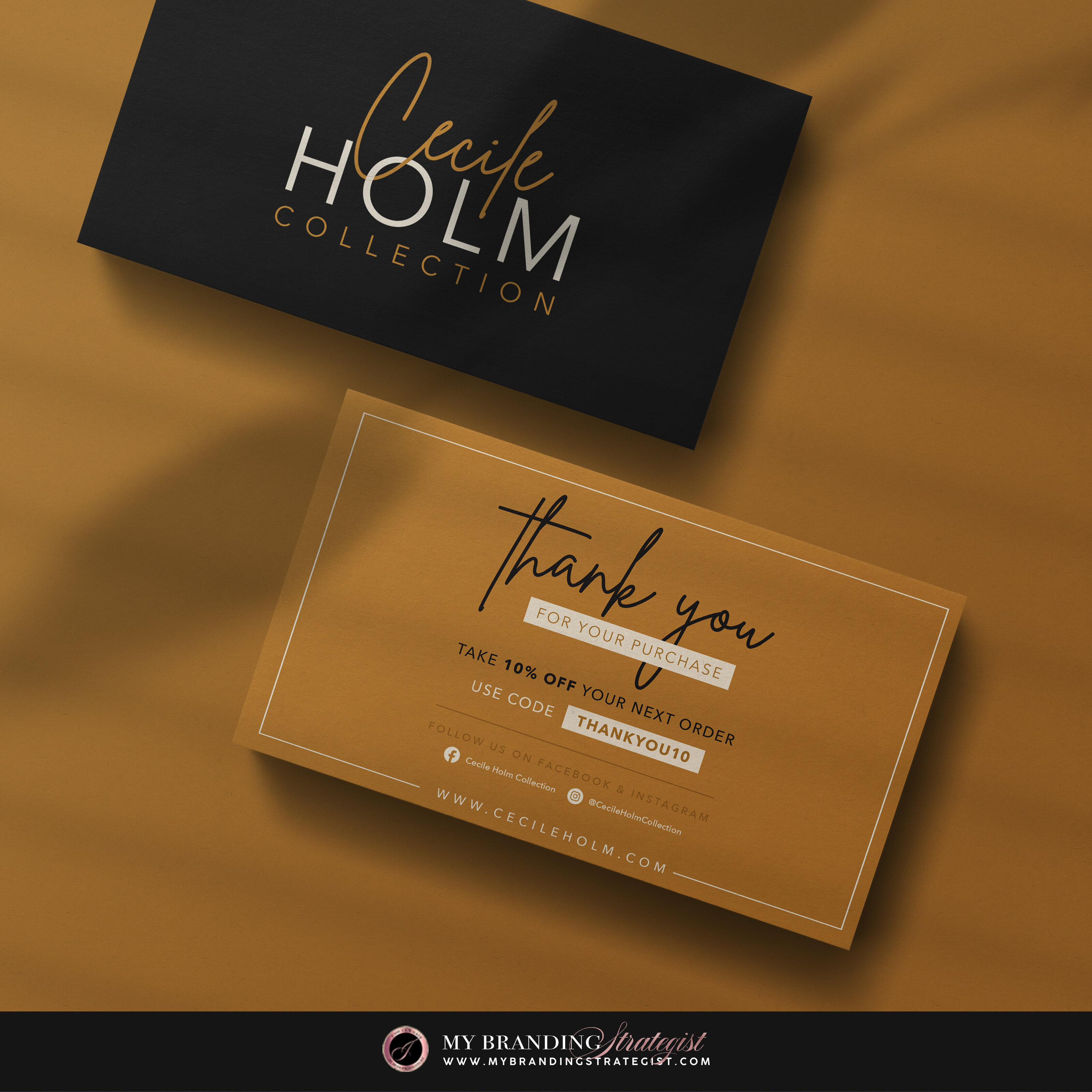 MOCKUP - Thank You Card - CECILE HOLM