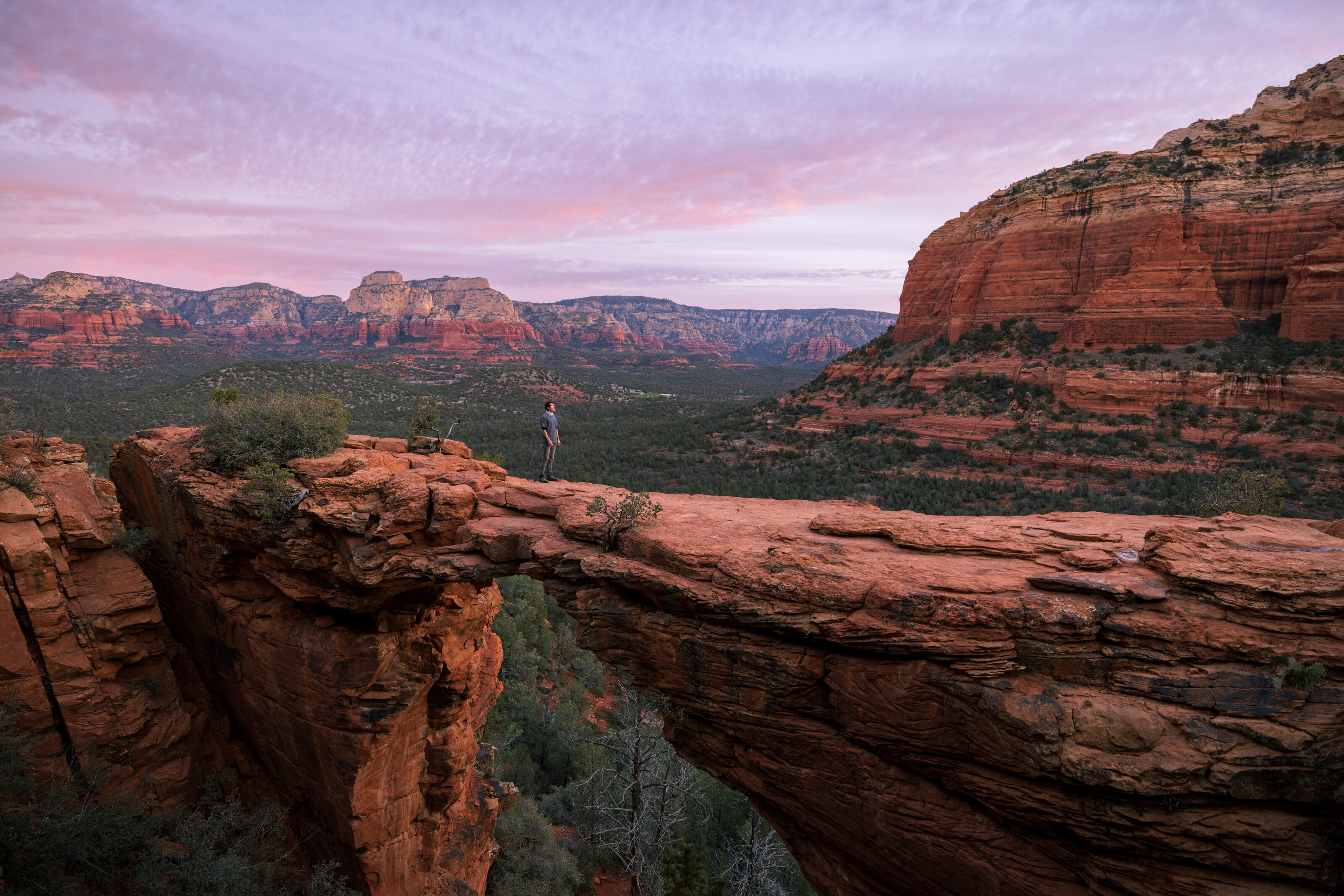 Devil's Bridge with Max (Landscape)