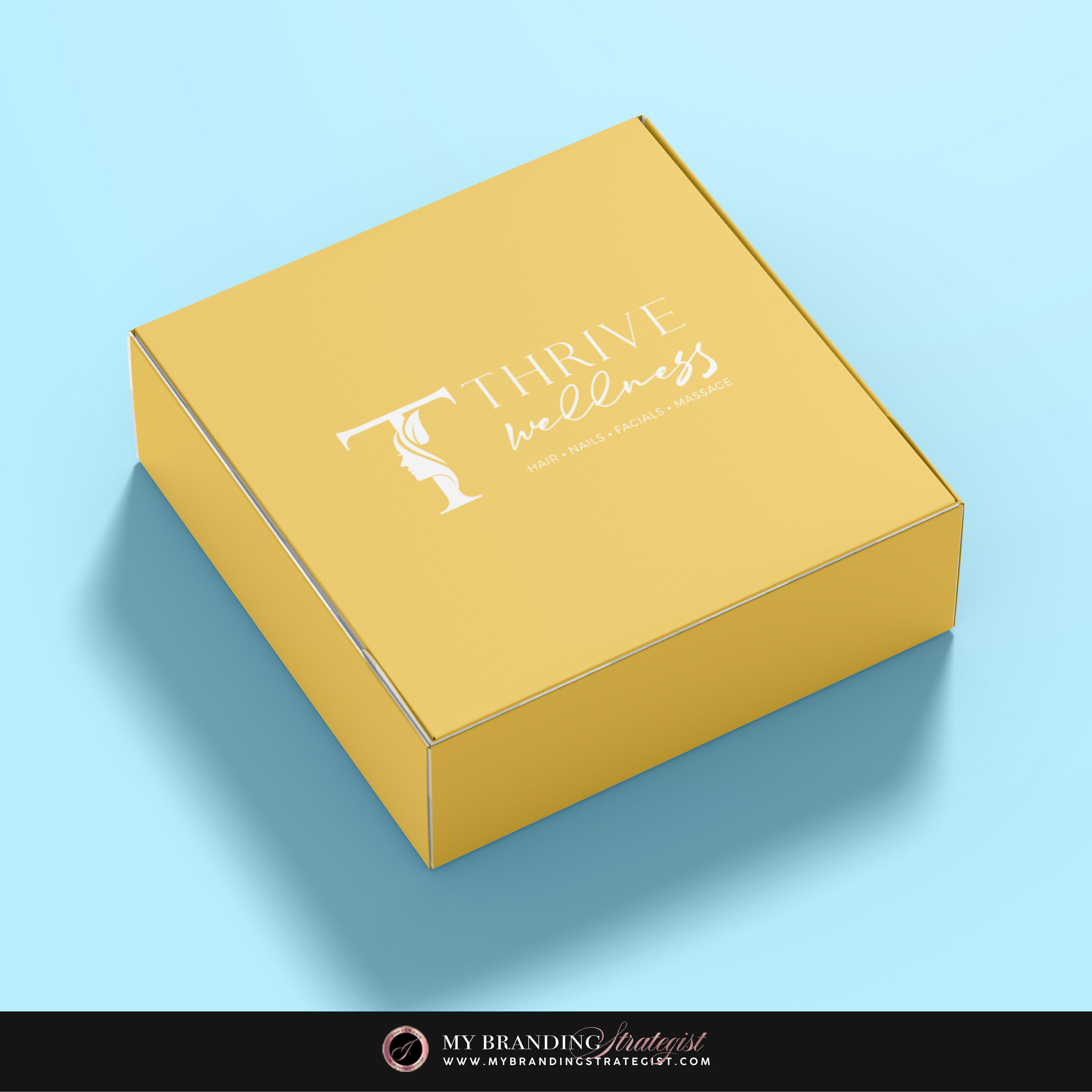 MOCKUP - Mailer Box - THRIVE WELLNESS