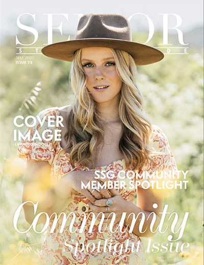 May 2023 cover of Senior Style Guide magazine