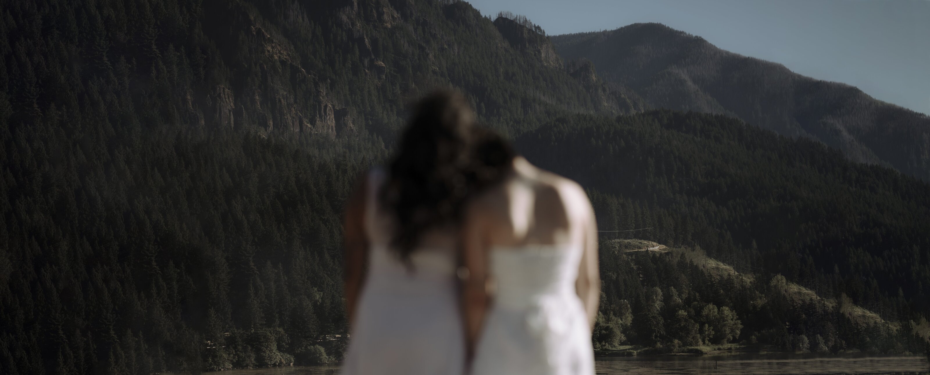 Lesbians eloping in the mountains