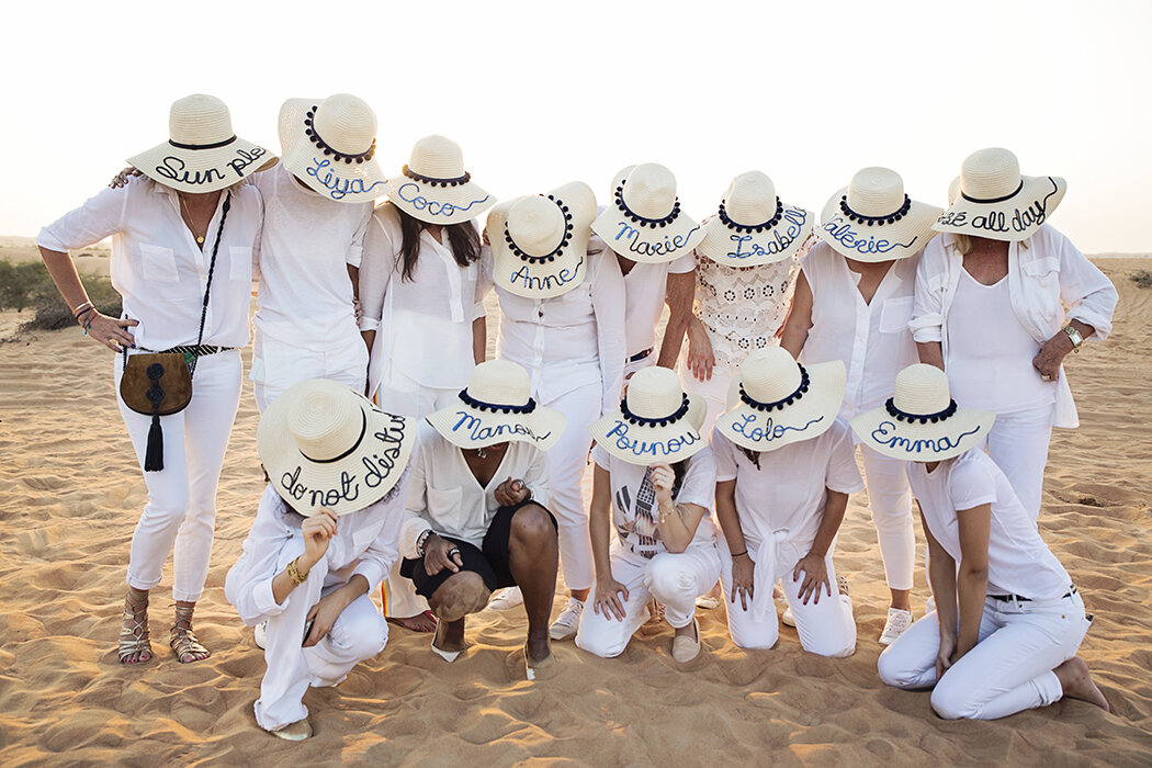 Luxury Destination Birthday Planner Dubai -desert hats photo
