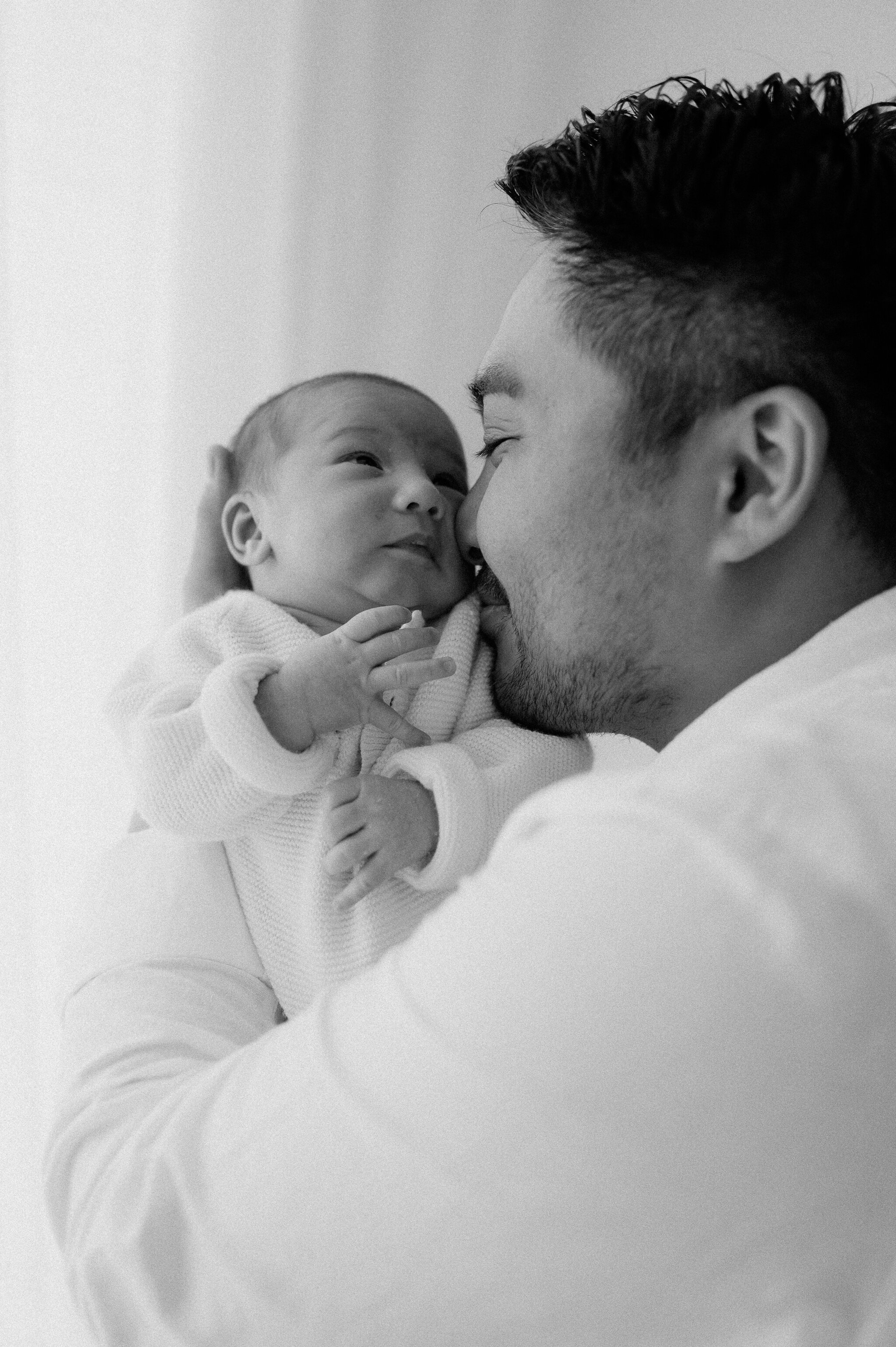 newborn baby boy with two dads at york studio, yorkshire-36