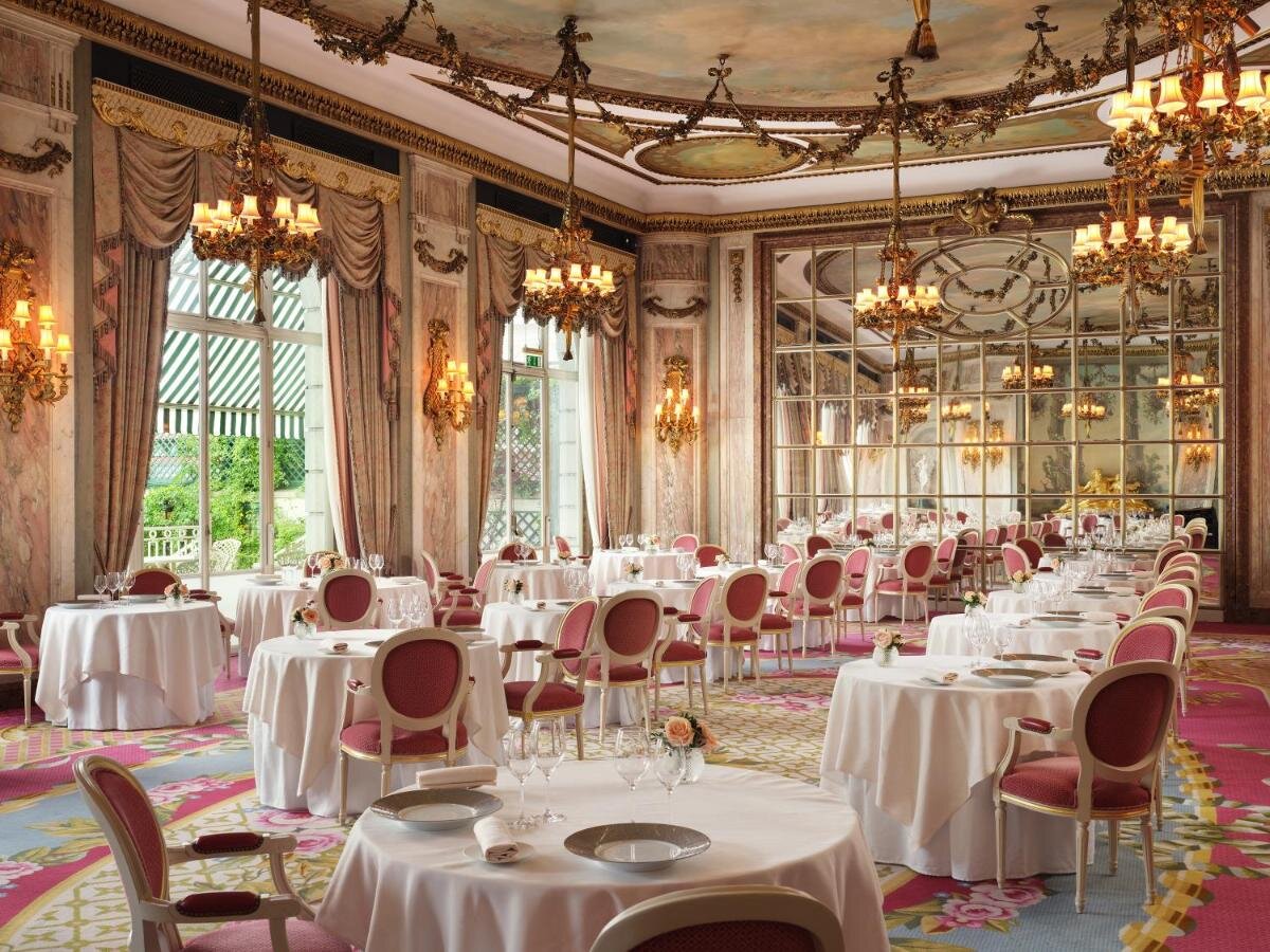 The Ritz London ballroom.