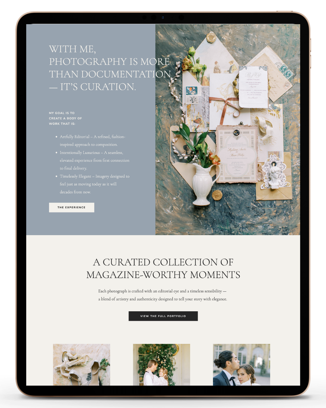 Maren Clare Showit Website Template
