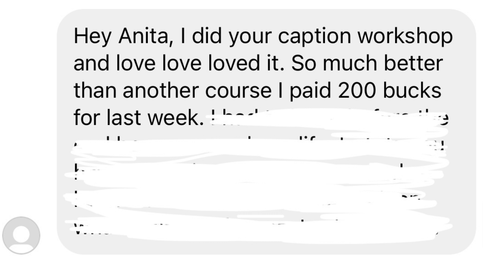 testimonial-tcfw-better-than-another-course