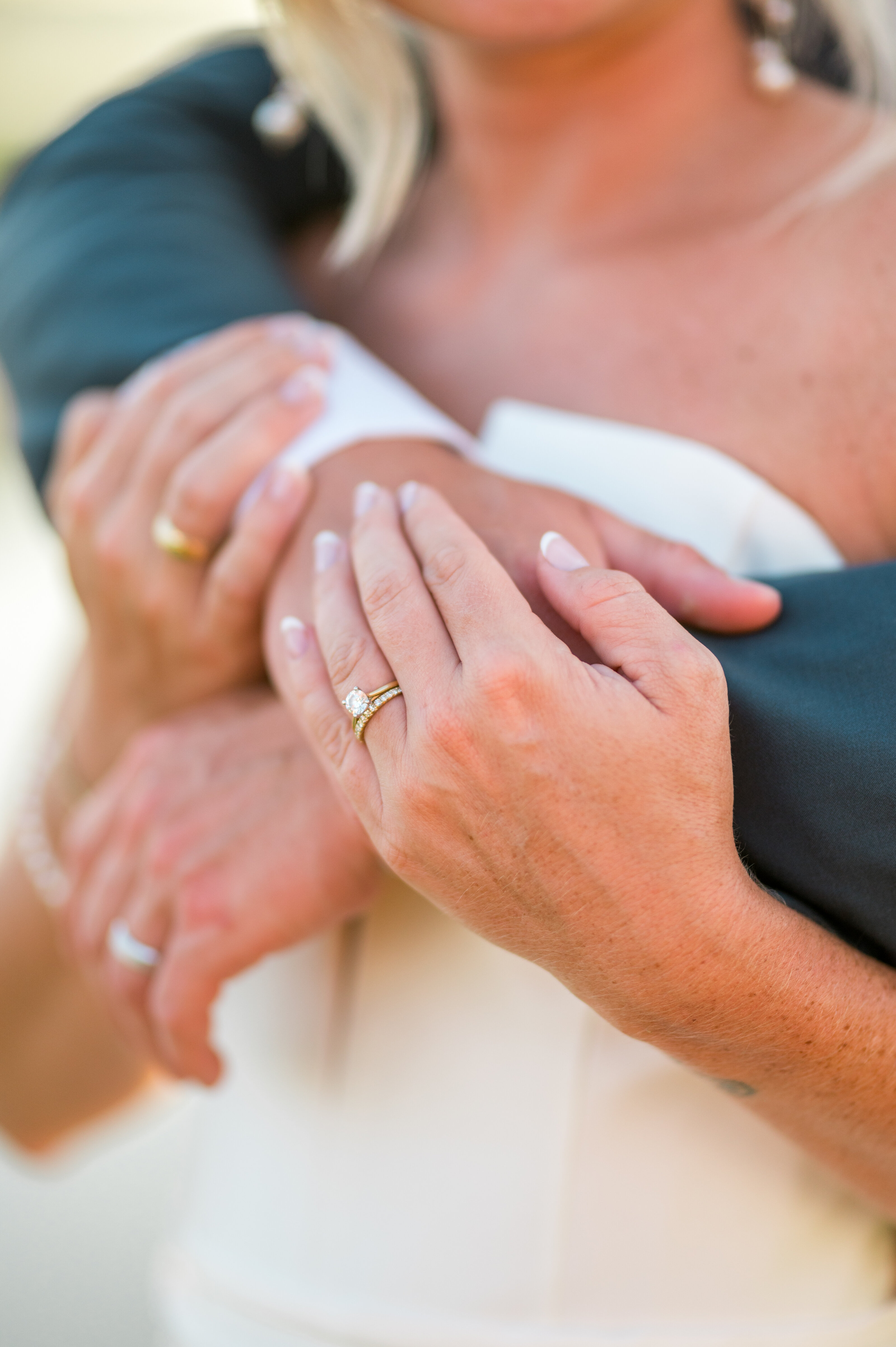 Husband & Wife Hand Closeup