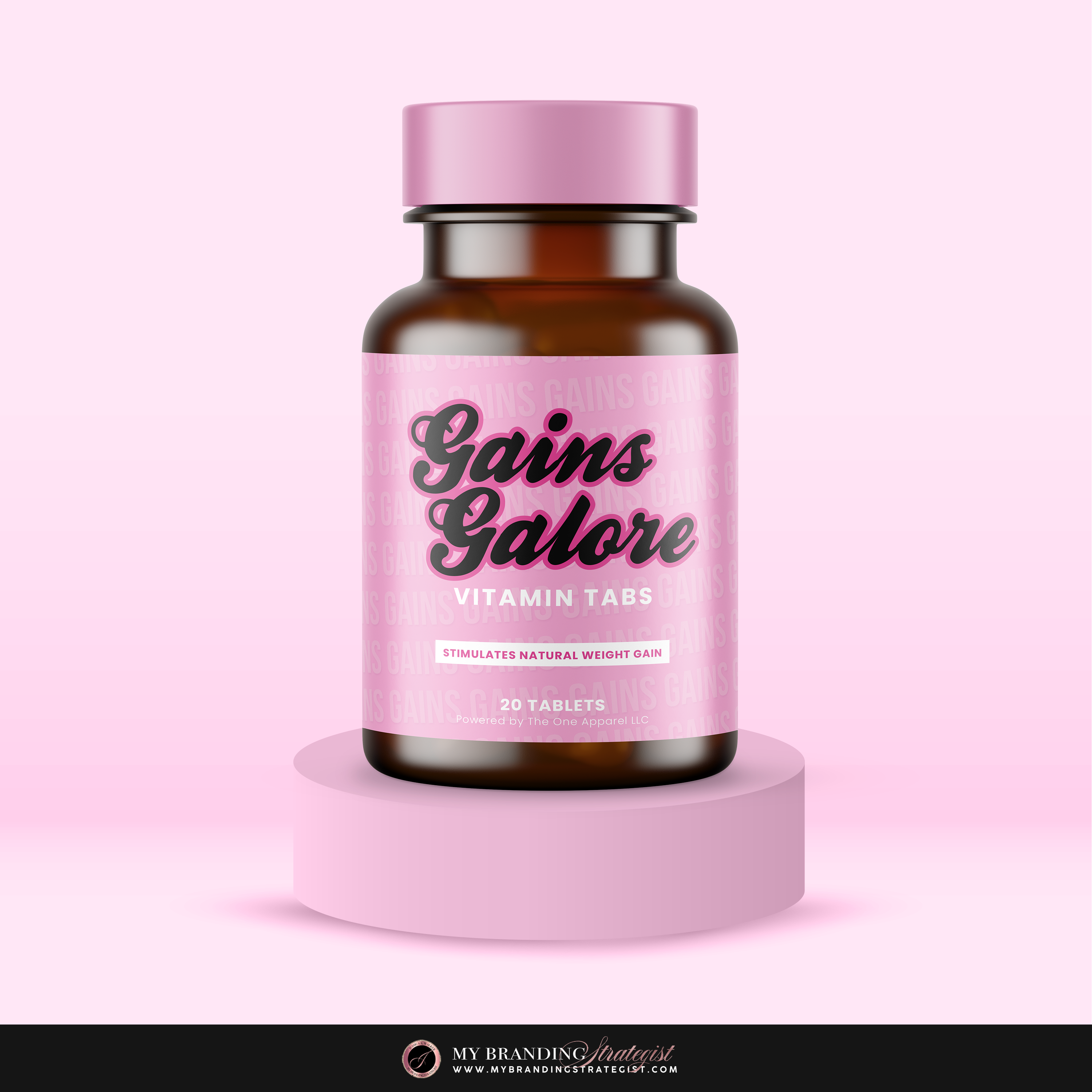 MOCKUP - LABEL - GAINS GALORE