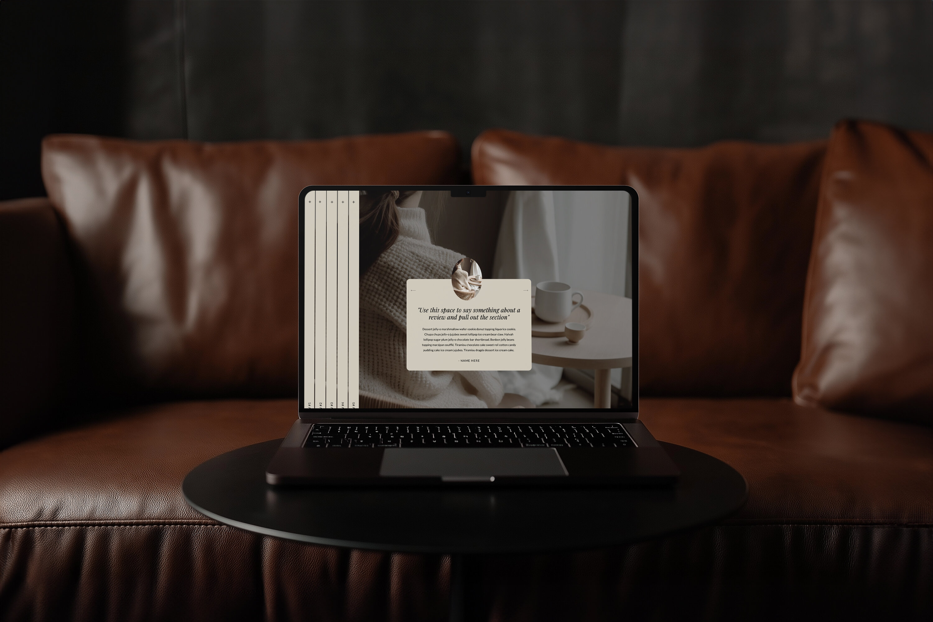 According Collection Desktop Mockup