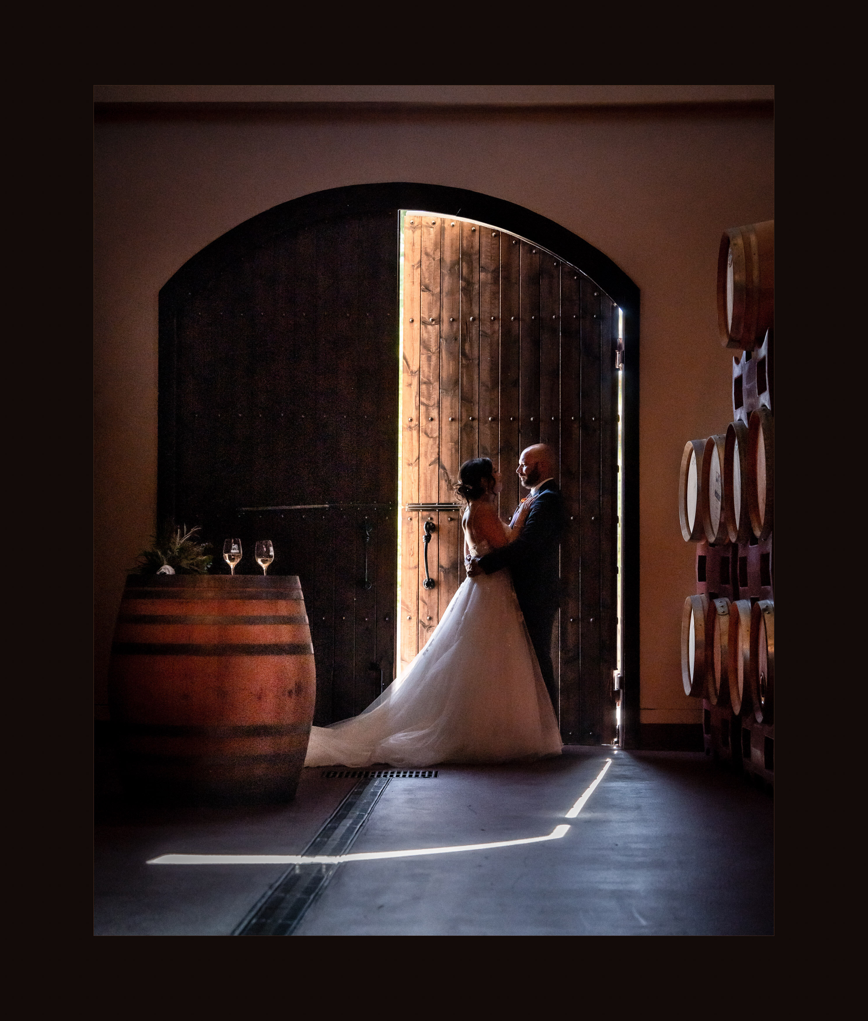 bride-groom-winery-vineyard-barrel-room-613114