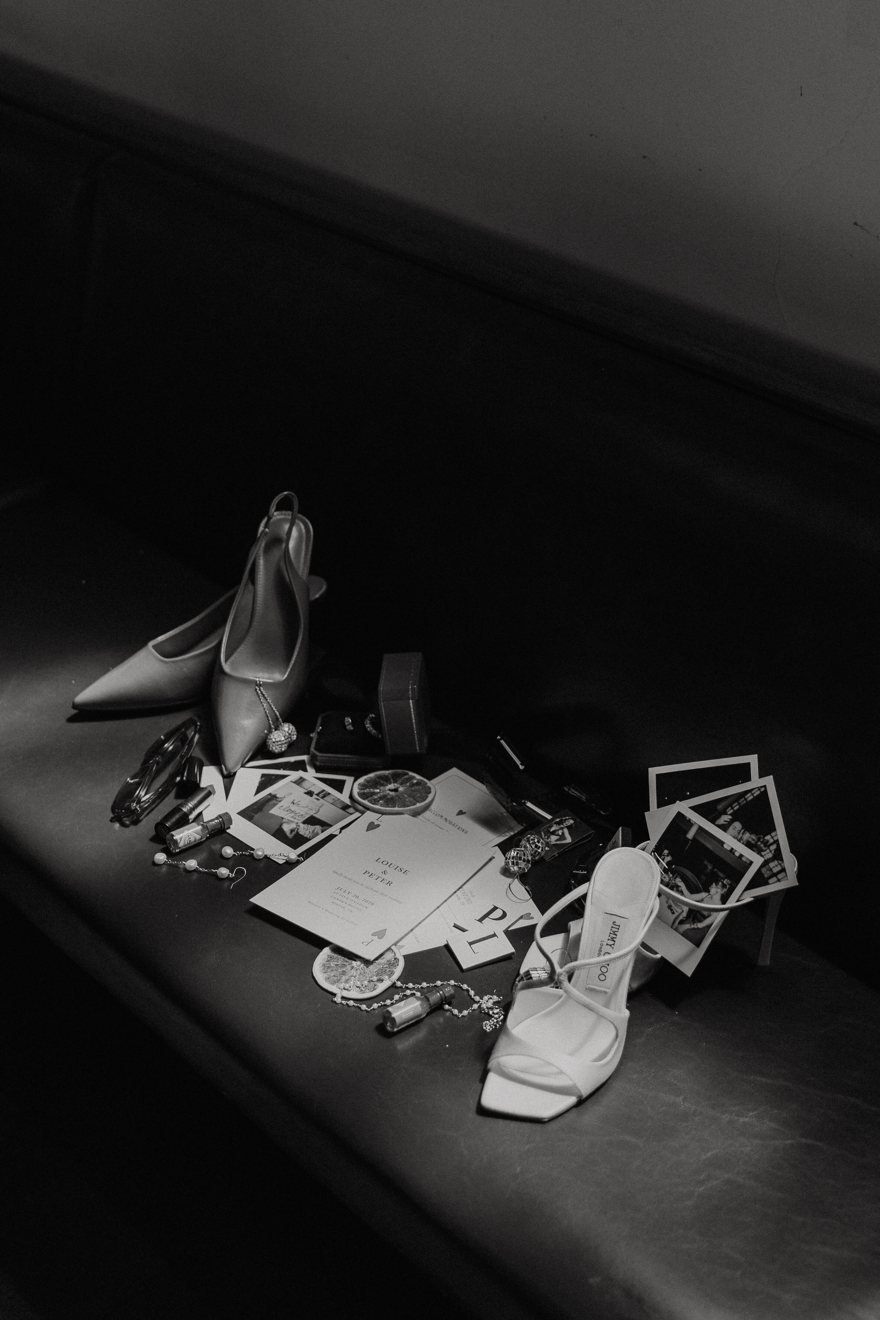 detail photo of a flatlay shot at taco guild in phoenix arizona from a lesbian elopement