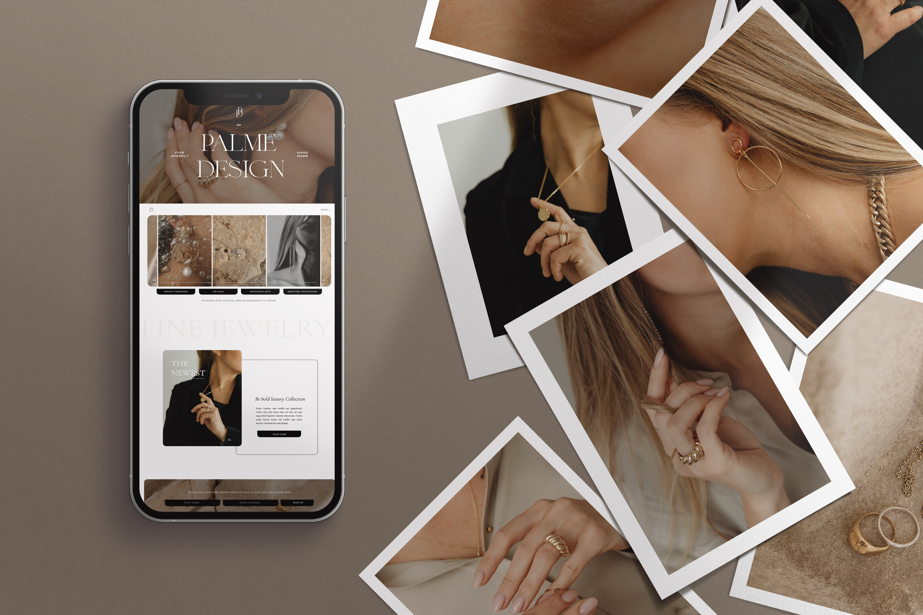 Palme Scene Mockup