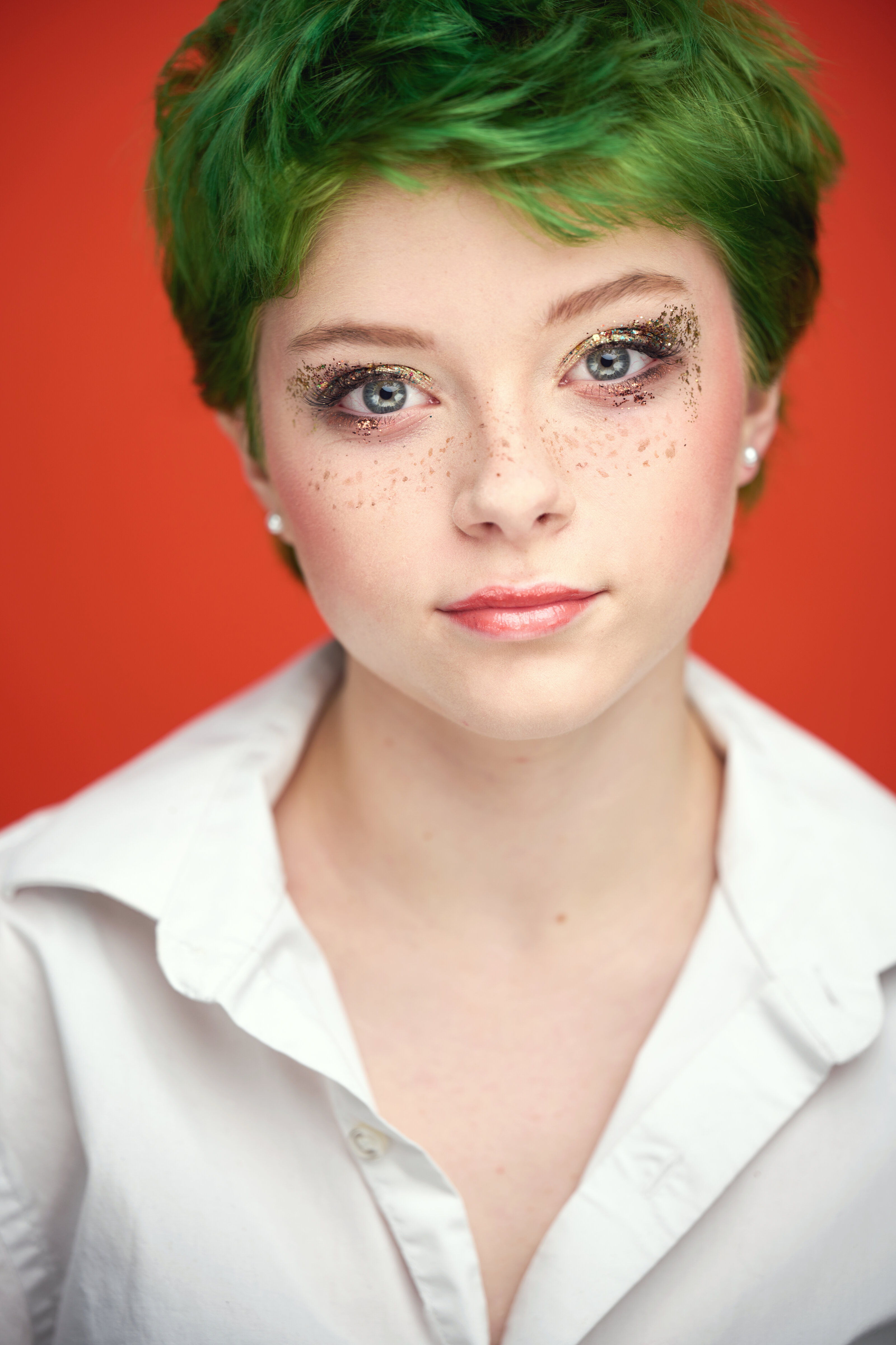 Non-binary senior pictures fairy fantasy -2
