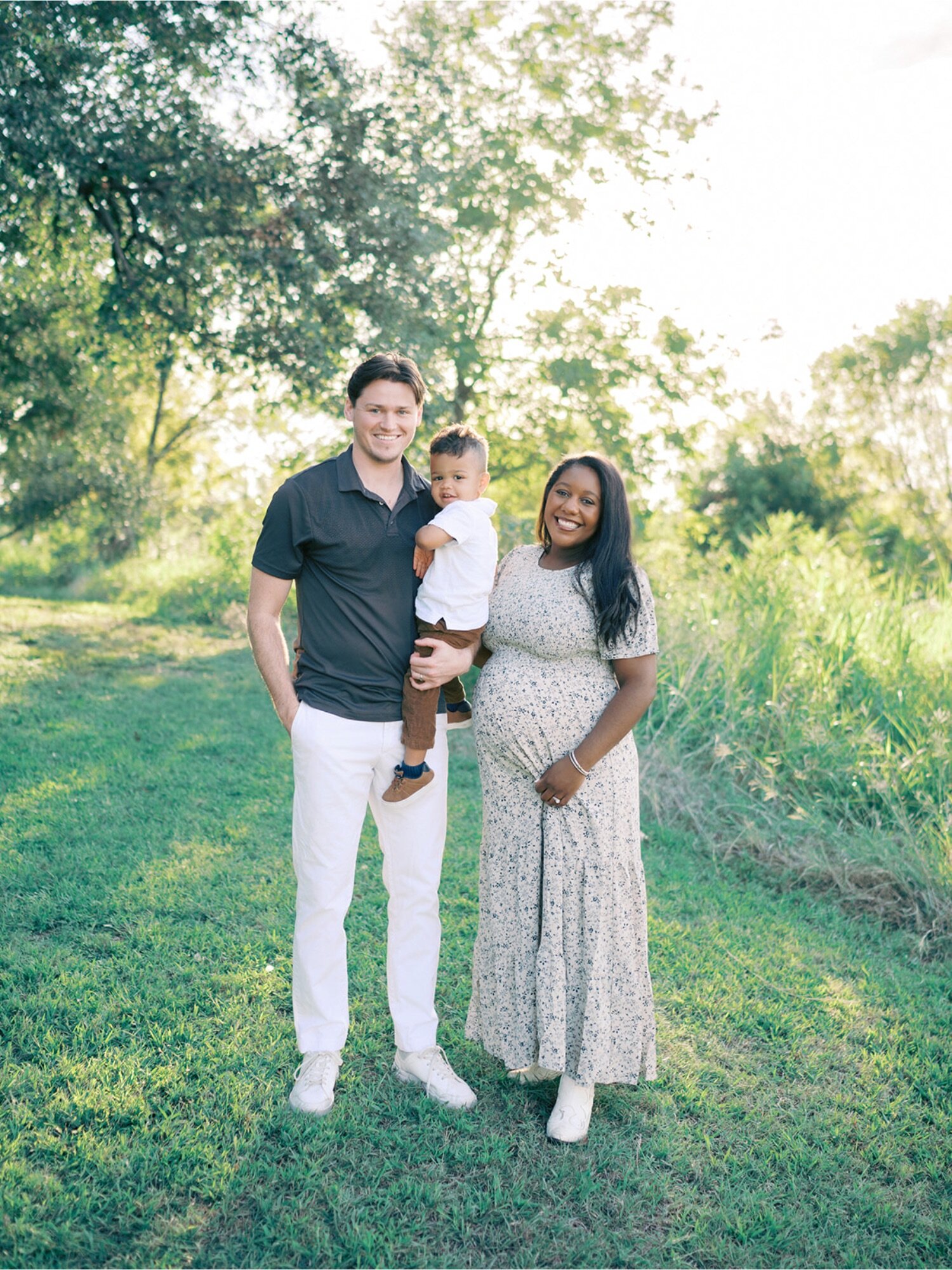 Dallas Family Maternity Session by Tate Smith. Dallas Luxury Maternity Photographer 