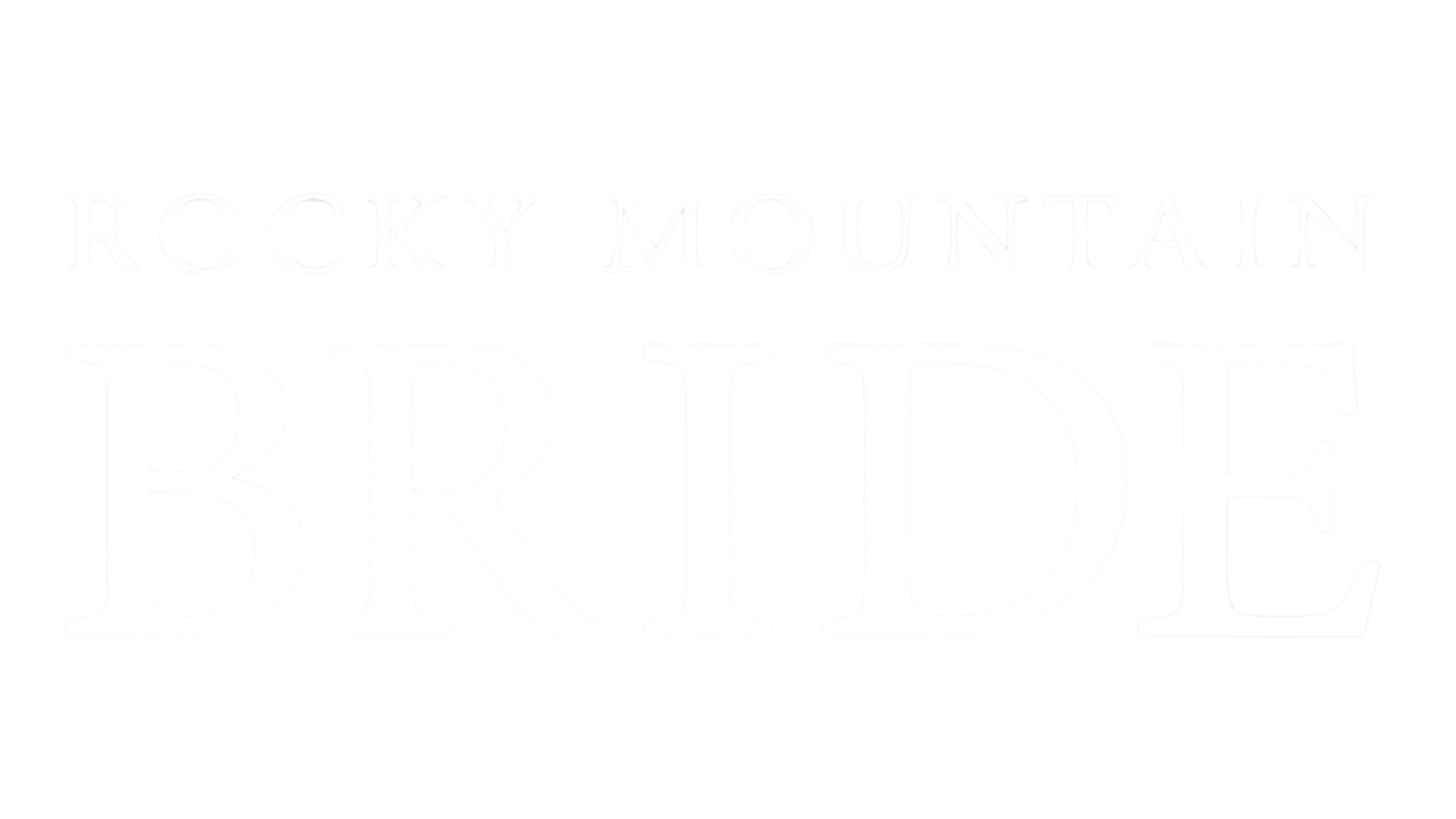 Rocky Mountian Bride