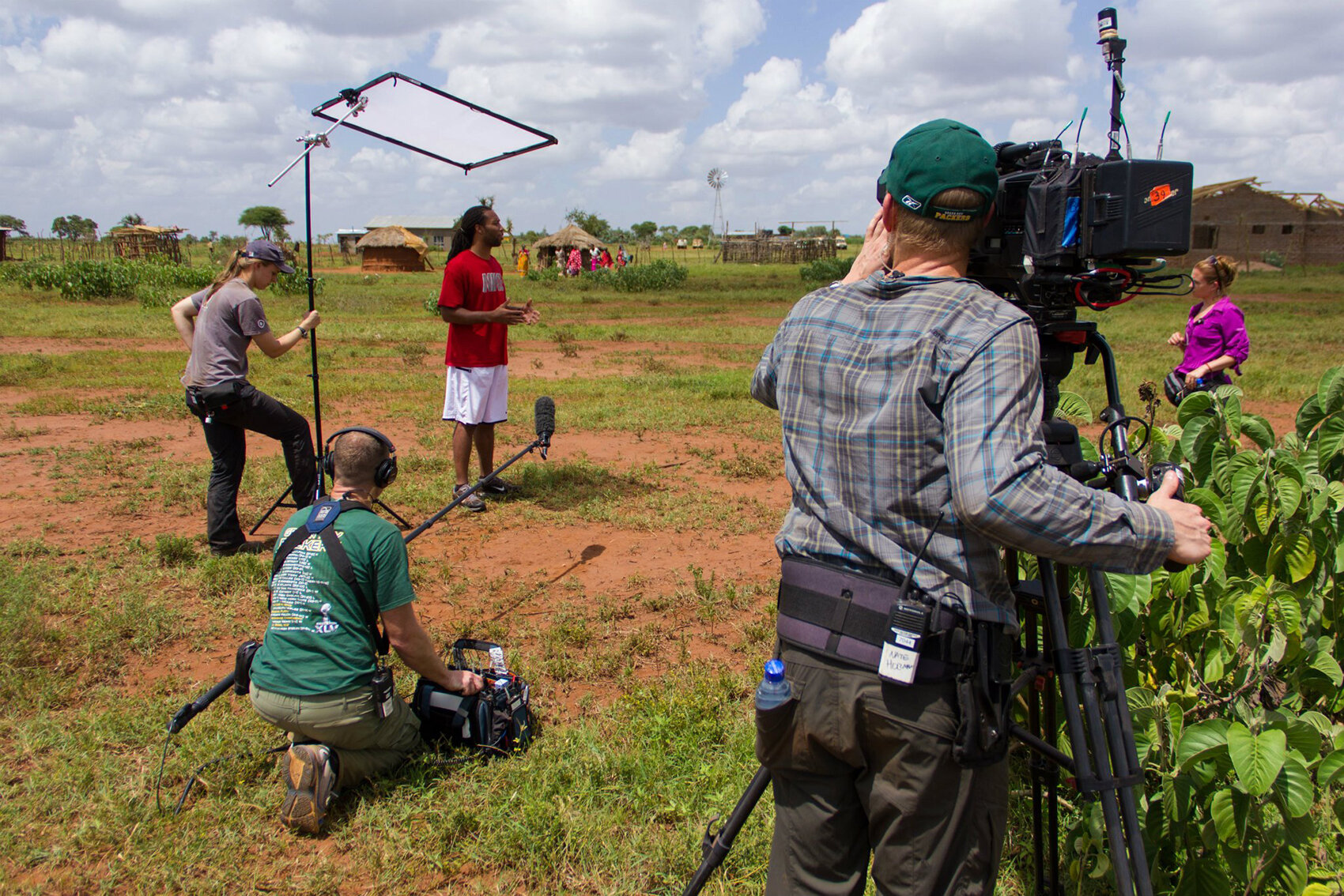 Interviewing Larry Fitzgerald for Operation Change