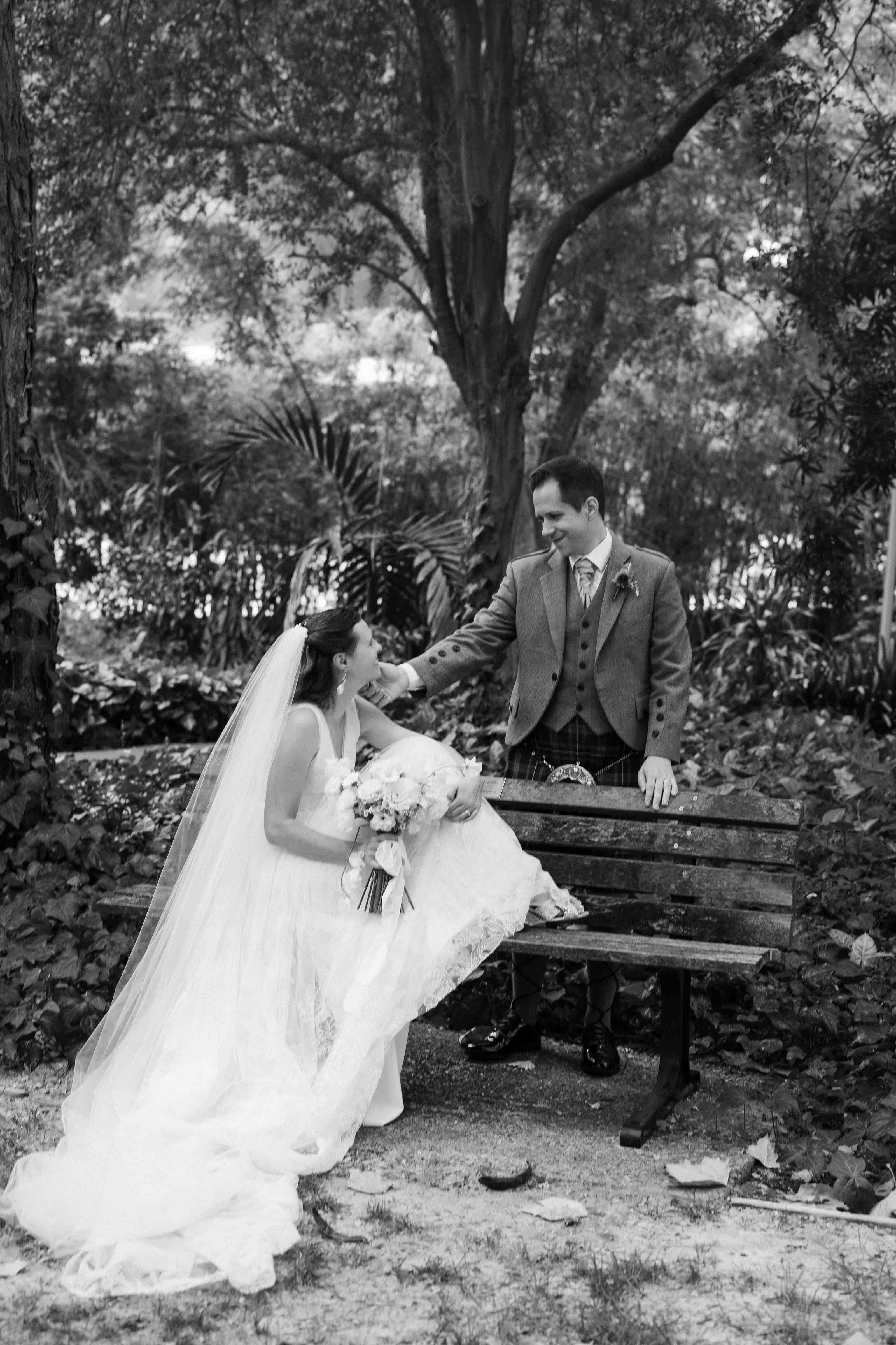 black and white wedding photography in perth