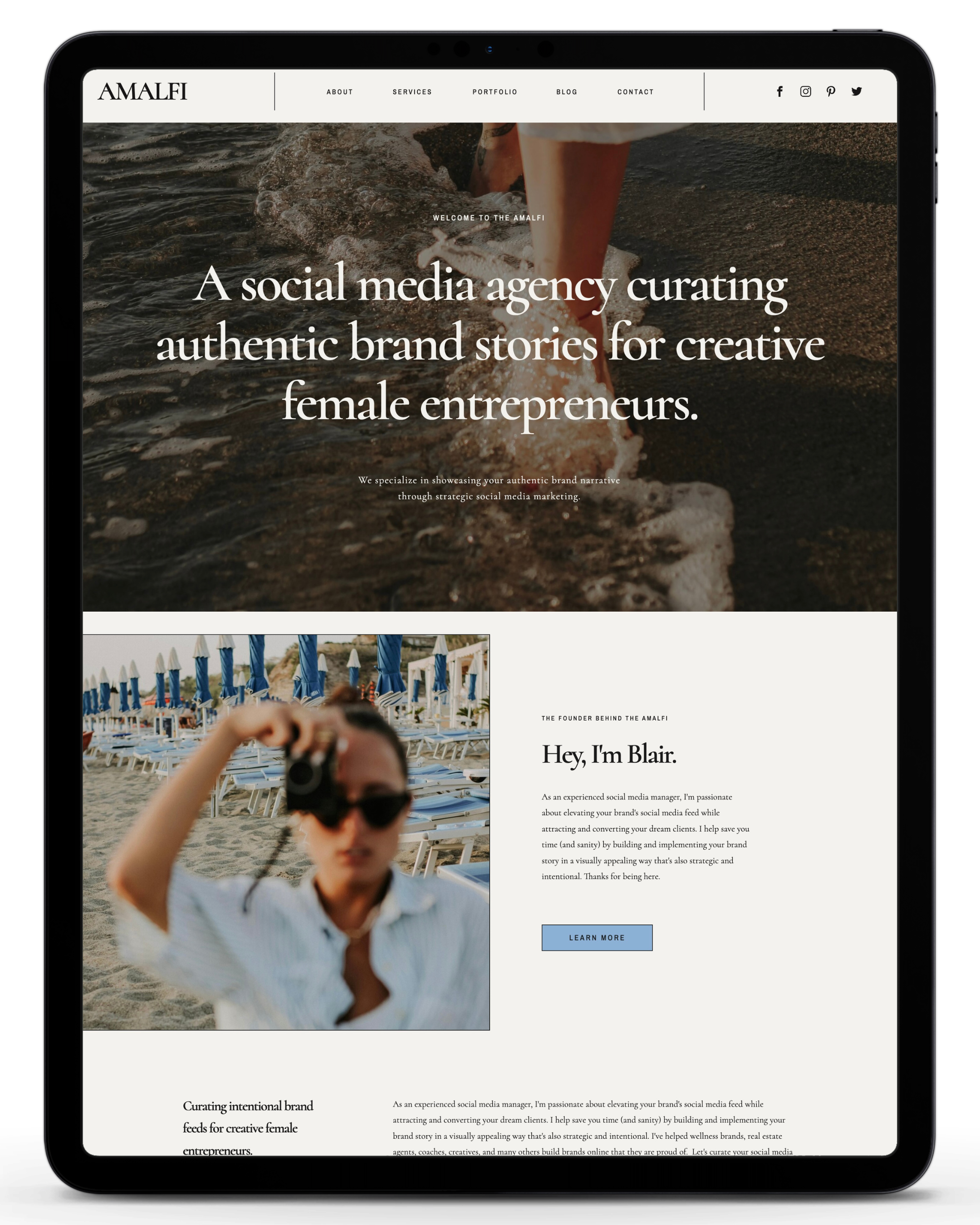Salty Studio _ The Amalfi Template