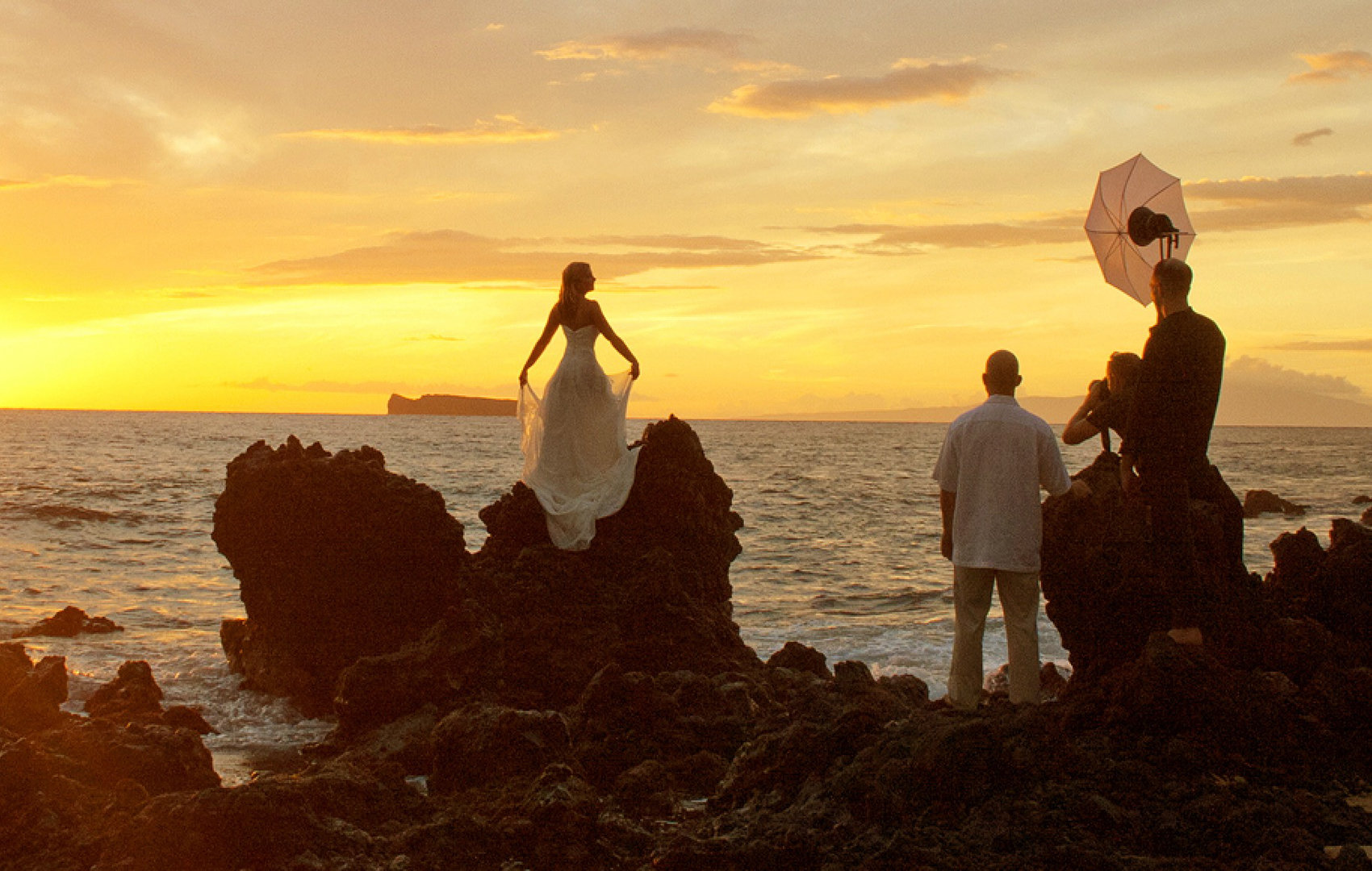 Behind the scenes photographers on Maui