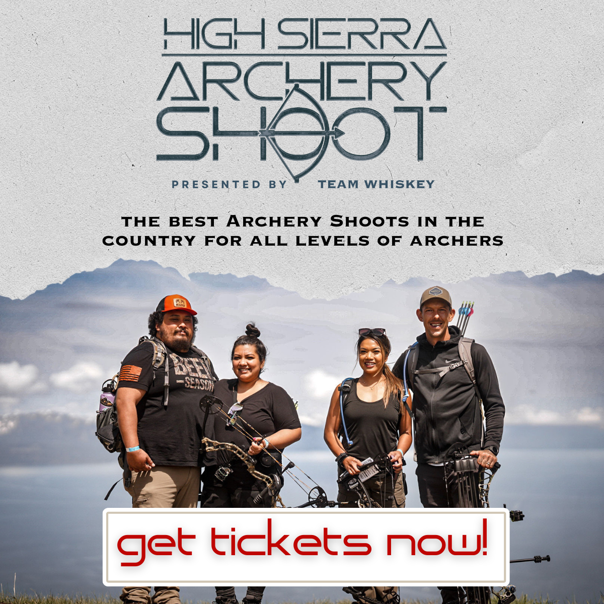 High Sierra Archery Shoot social post