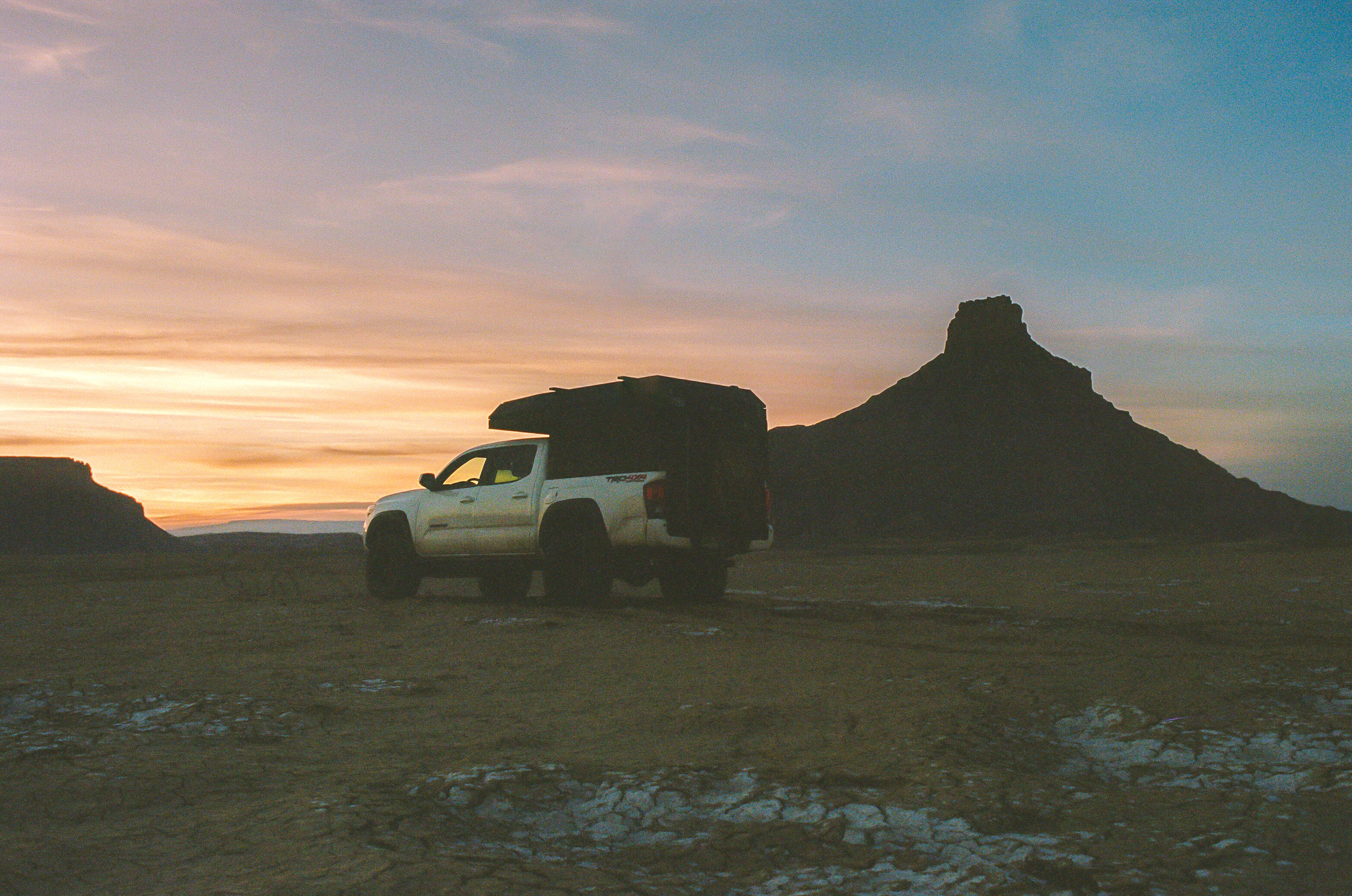 Factory Truck Sunset