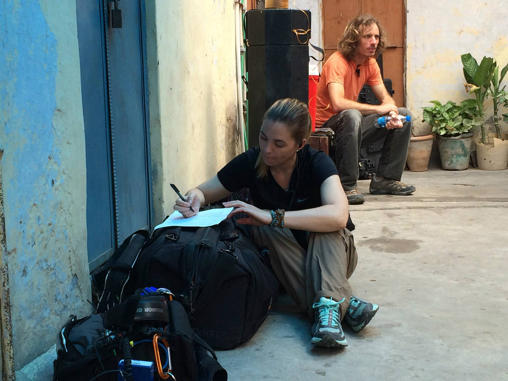 Typical Office on the road _ INDIA
