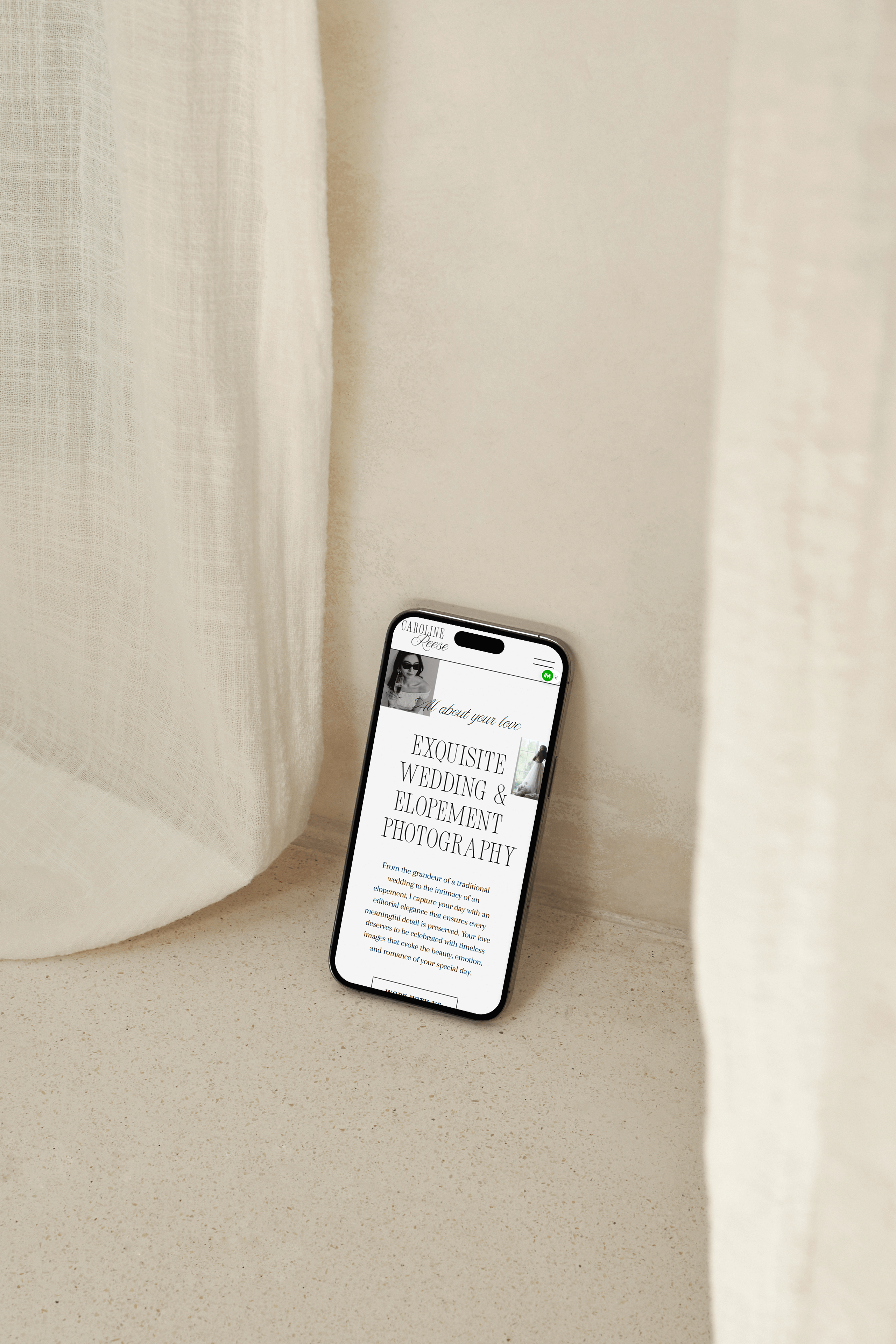 Caroline Reese Mobile Website 1