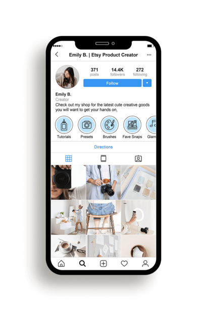 virtual business icons for Instagram story highlights