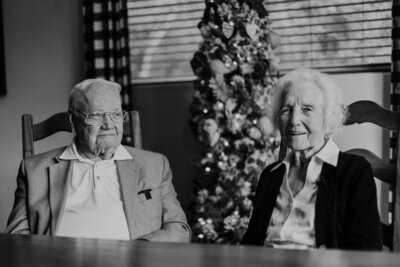 bride looking at camera