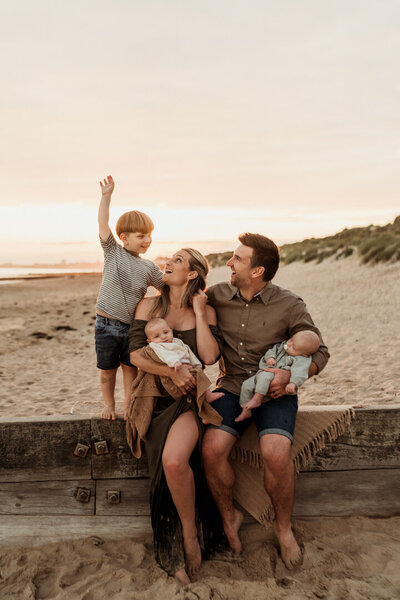 outdoor sunset beach family photoshoot hampshire-157