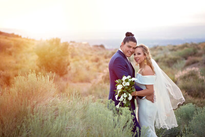 NM wedding portraits in the foothills