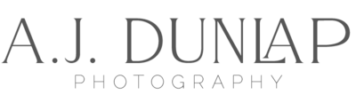 Logo of Raleigh Family Photographers A.J. Dunlap Photography
