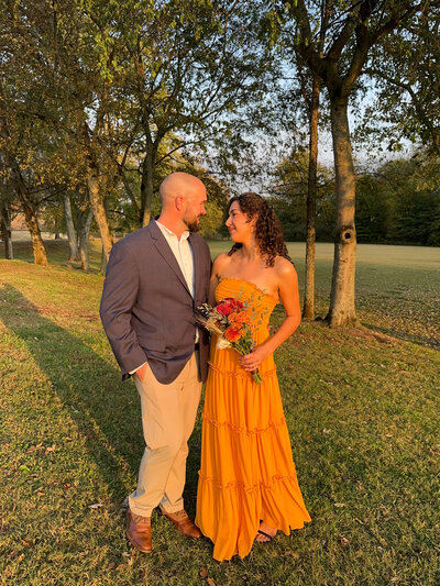 Victoria Barclay, photographer at Through Victoria's Lens, with her husband