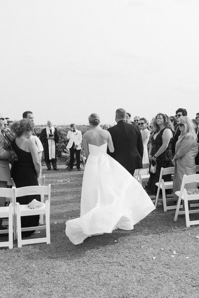 dunes club atlantic beach wedding ceremony