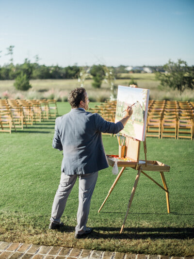 Live Wedding Painting by Ben Keys