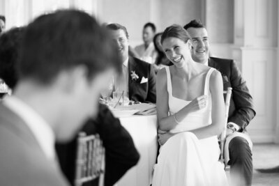 Bride and bridesmaid dancing at wedding reception -  by Daniella Diaz Photo