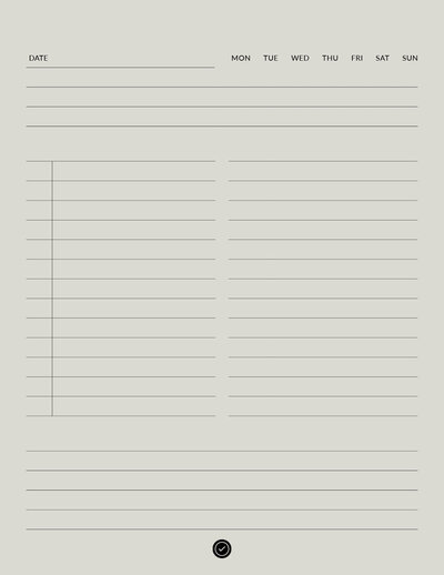 Notebook No 04 Digital Planner by Click 2 Plan-22